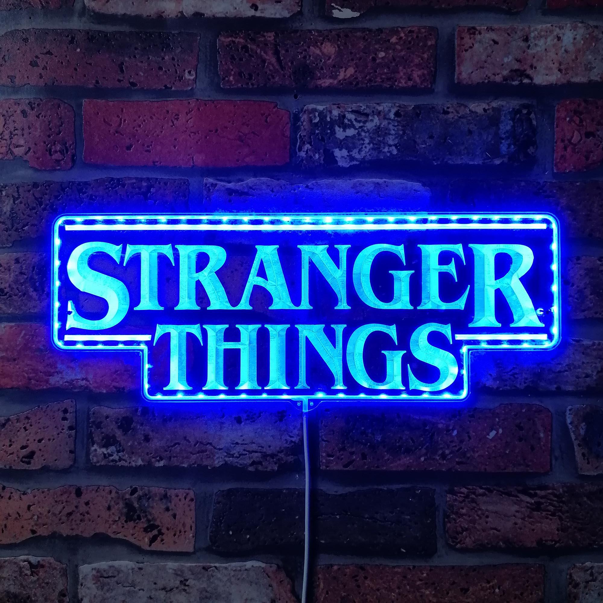 Stranger Things Home Theater Light RGB Edge Lit LED Sign