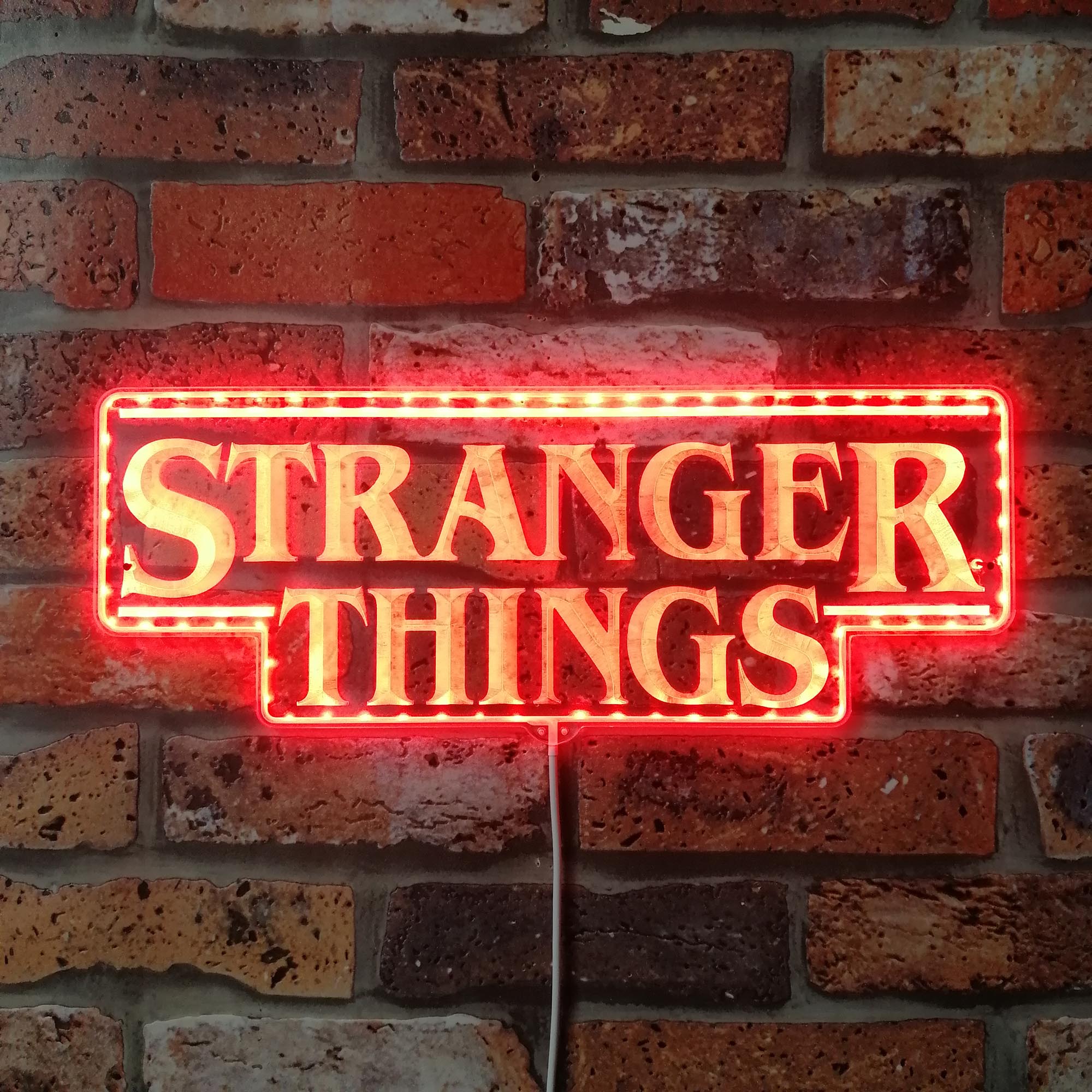 Stranger Things Home Theater Light RGB Edge Lit LED Sign