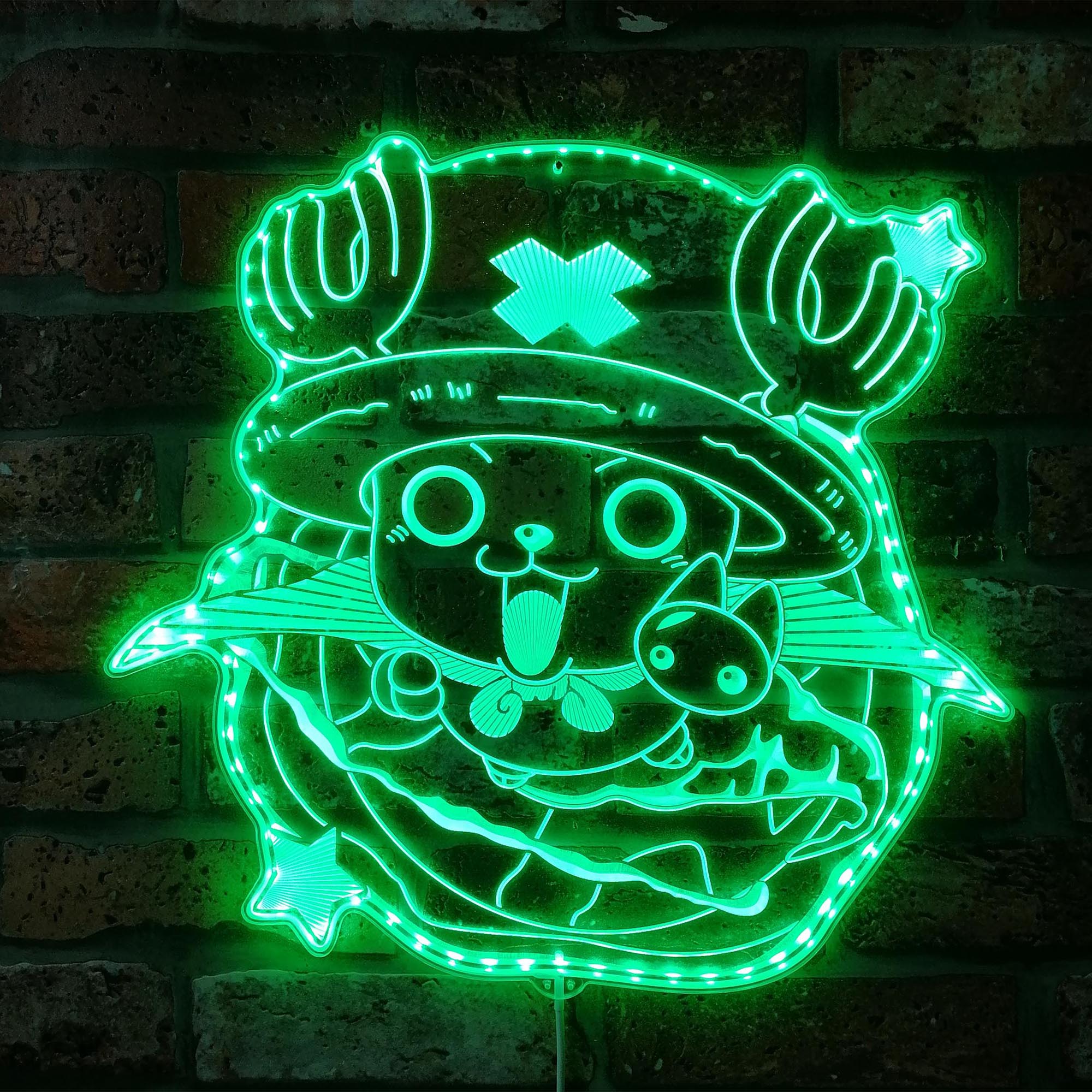 Tony Tony Chopper One Piece Dynamic RGB Edge Lit LED Sign