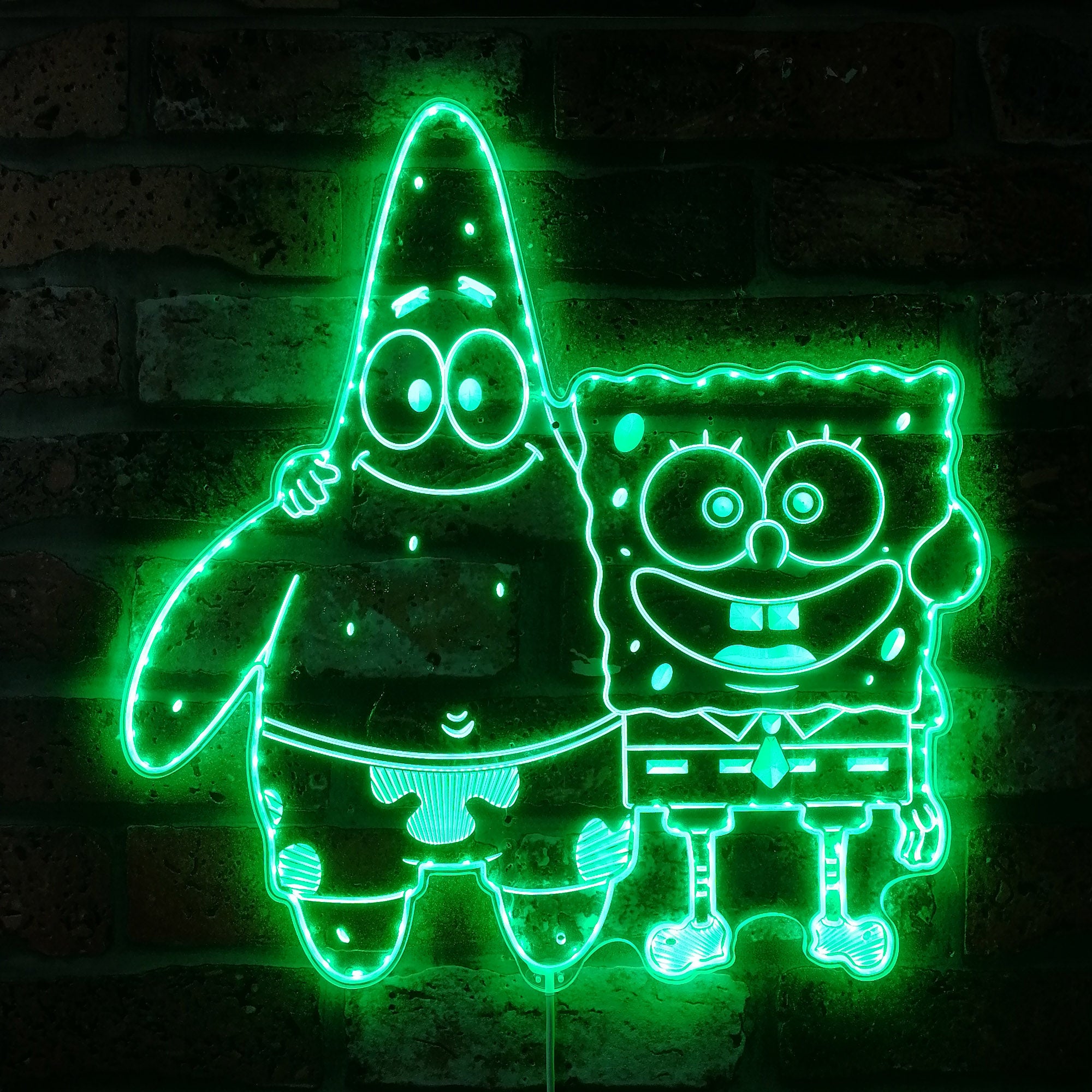 Spongebob Dynamic RGB Edge Lit LED Sign