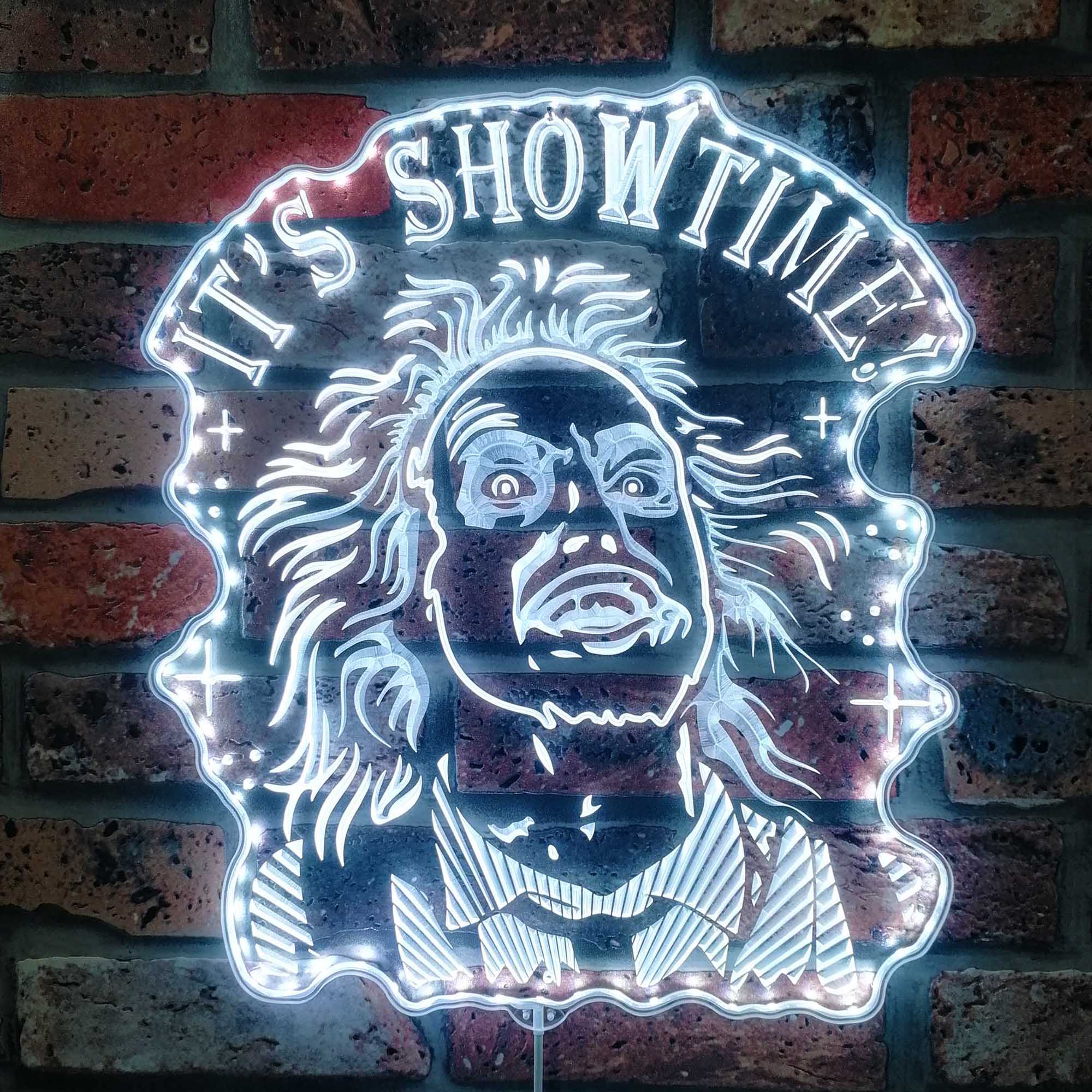 Beetlejuice Dynamic RGB Edge Lit LED Sign