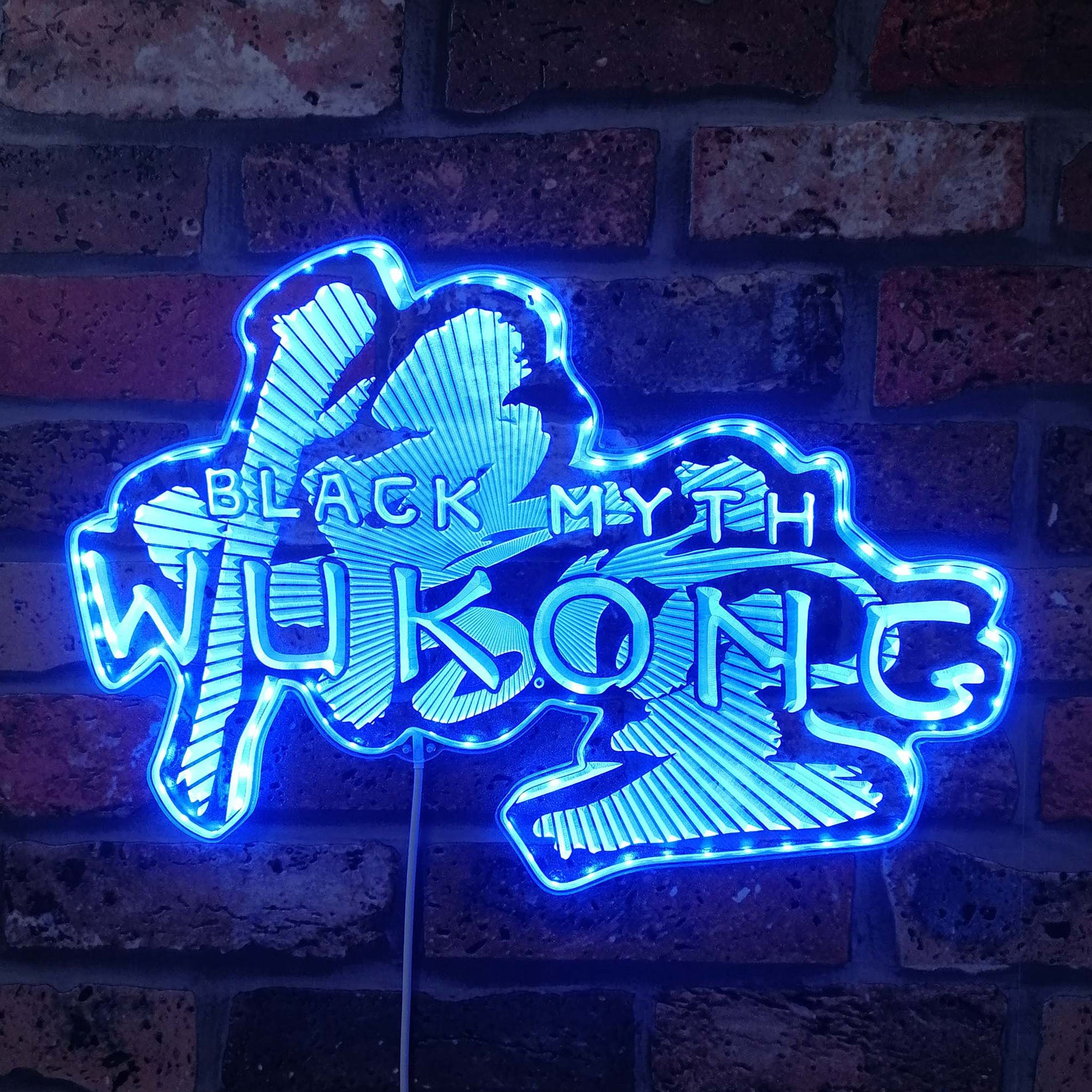 Black Myth Wukong Dynamic RGB Edge Lit LED Sign