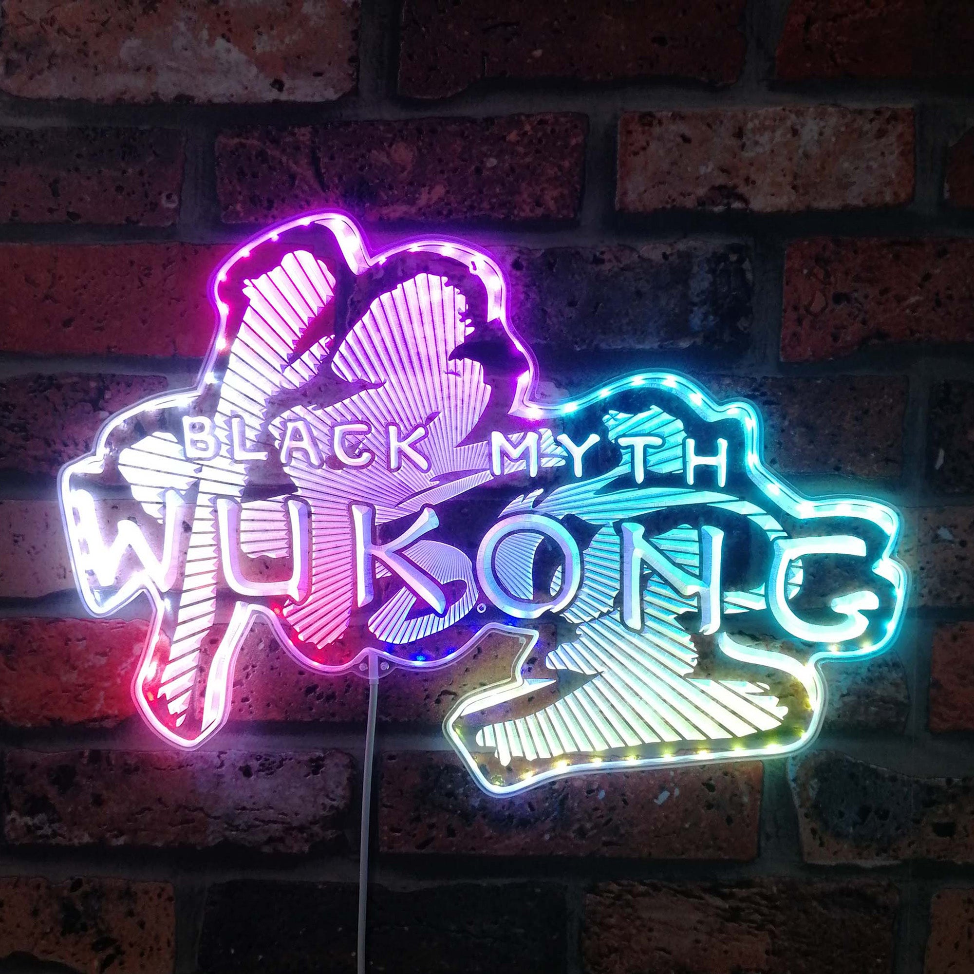 Black myth Wukong Dynamic RGB Edge Lit LED Sign