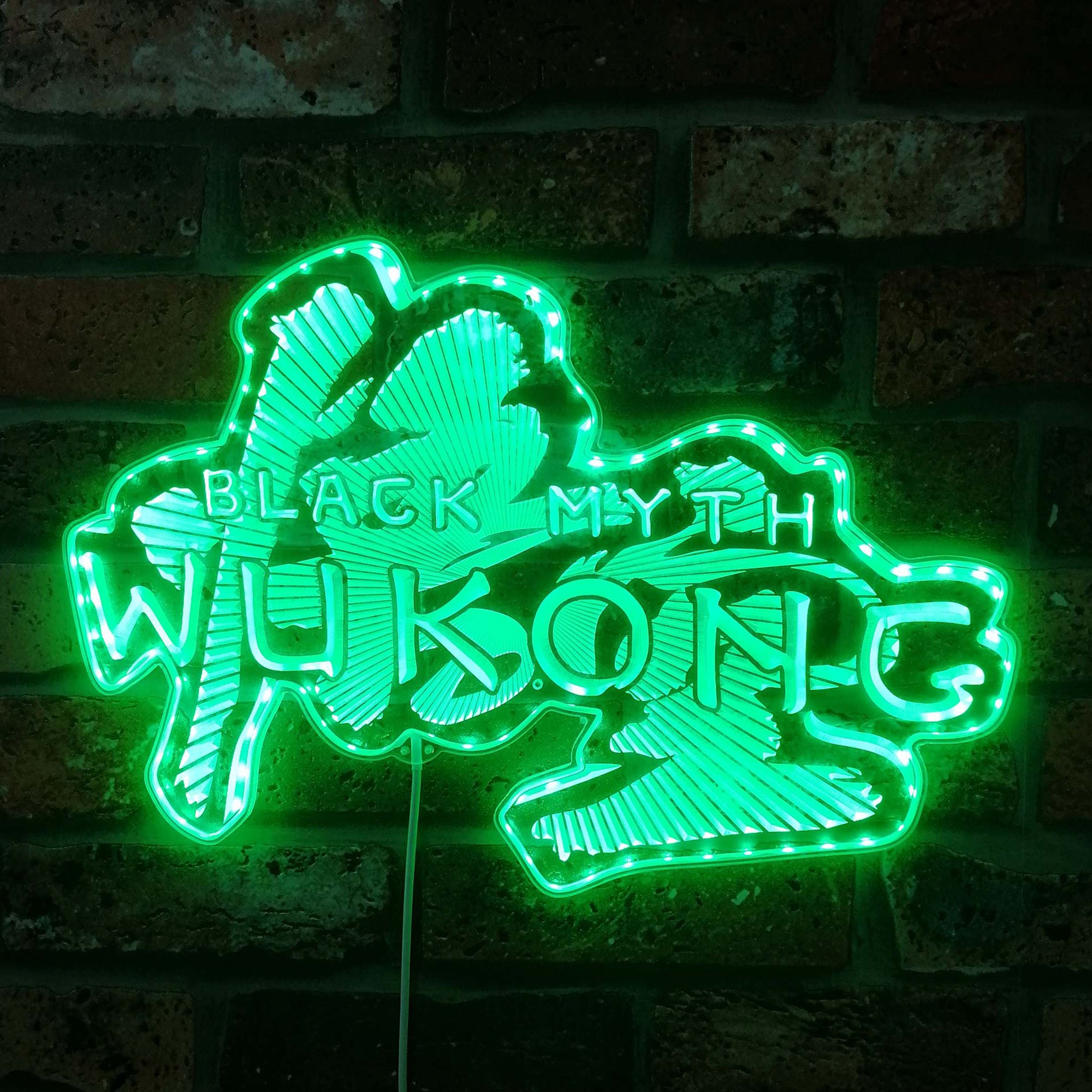 Black Myth Wukong Dynamic RGB Edge Lit LED Sign