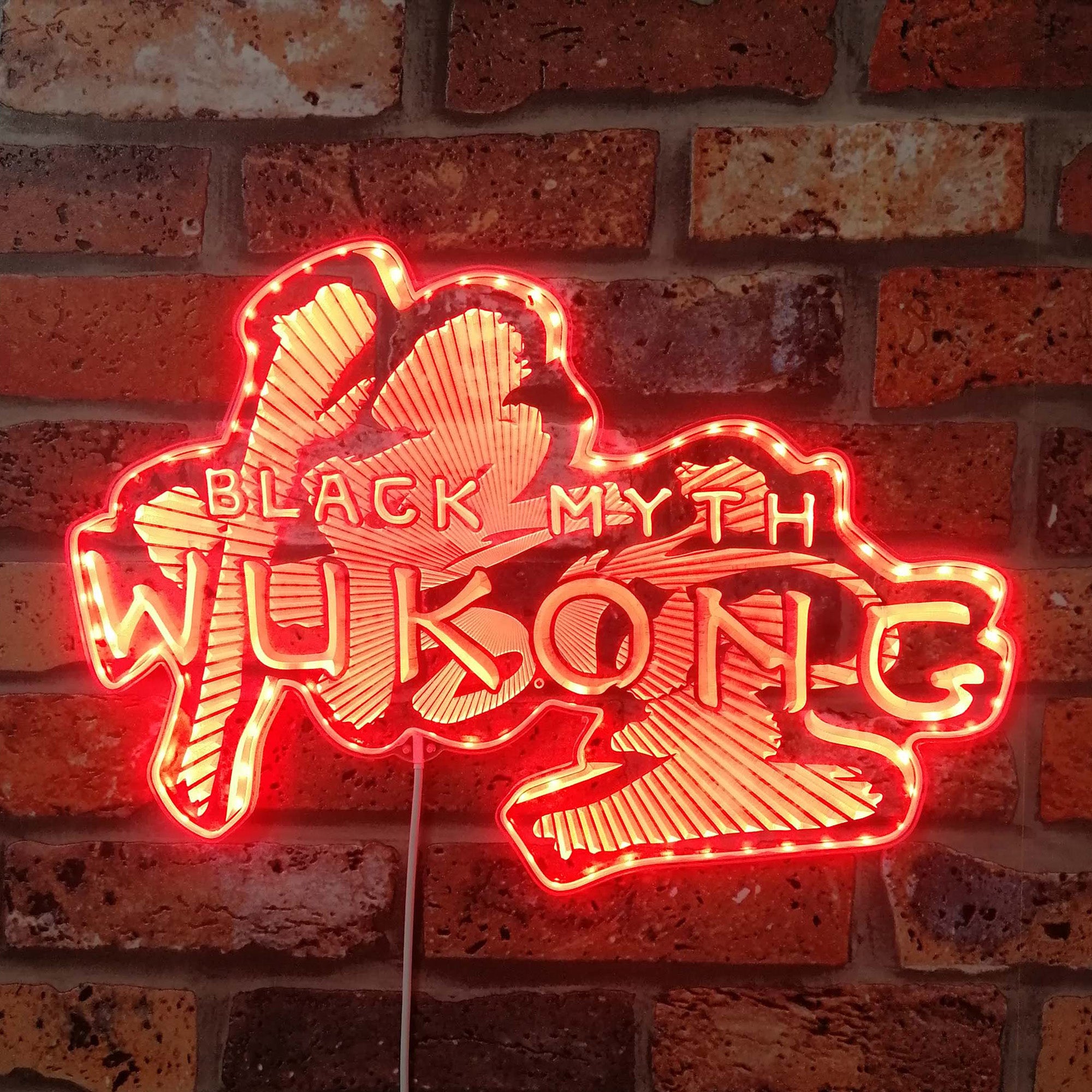 Black Myth Wukong Dynamic RGB Edge Lit LED Sign