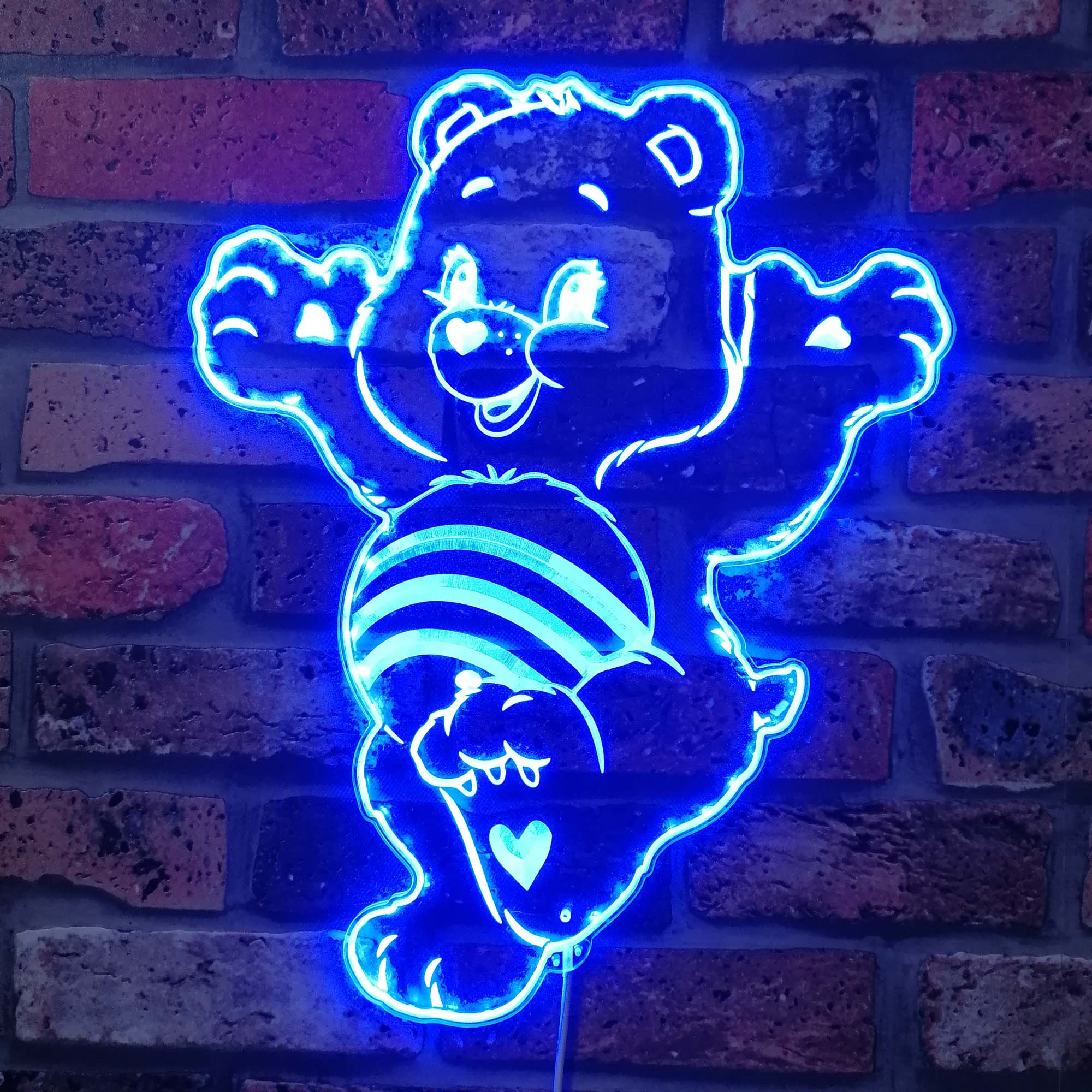 Care Bears Dynamic RGB Edge Lit LED Sign