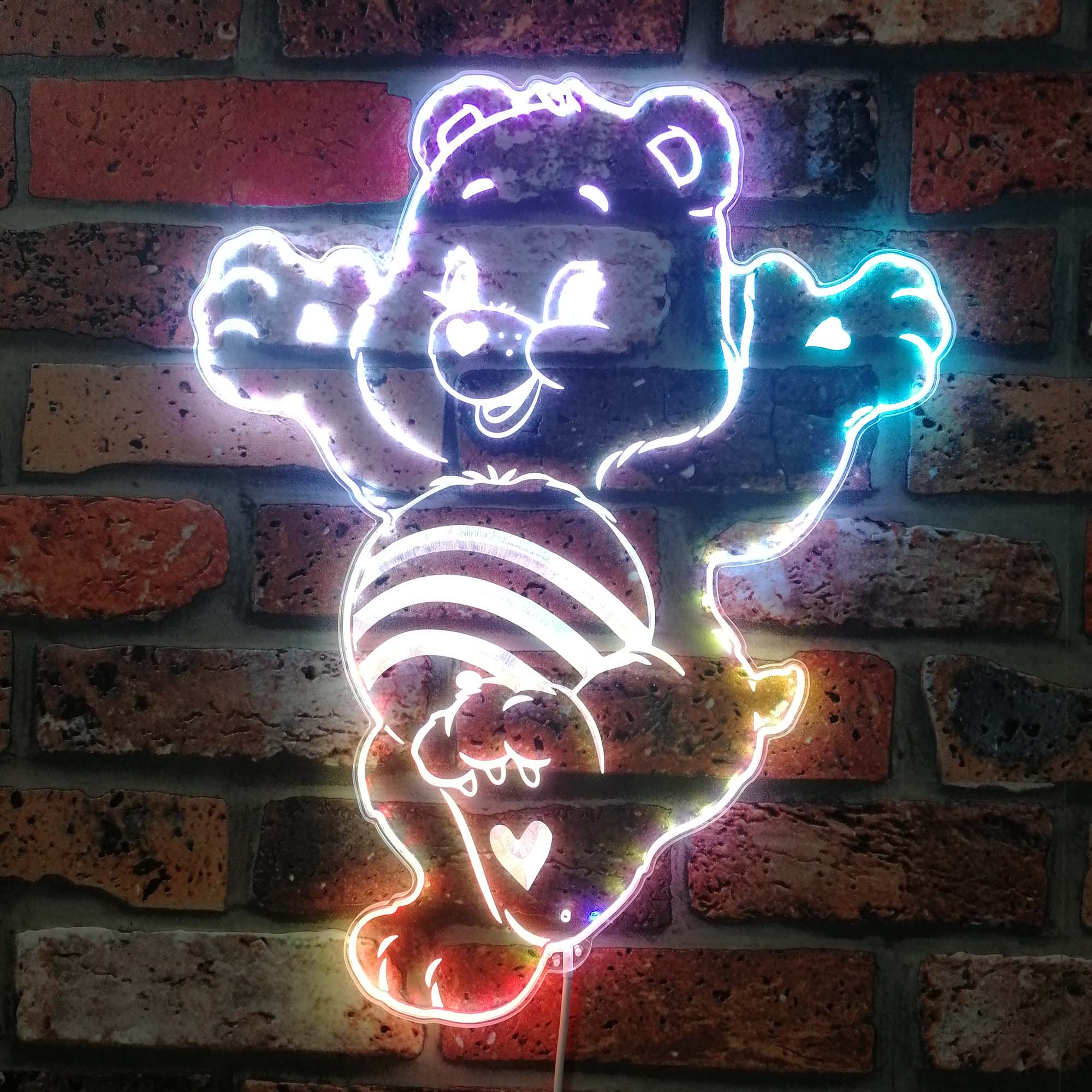 Care Bears Dynamic RGB Edge Lit LED Sign