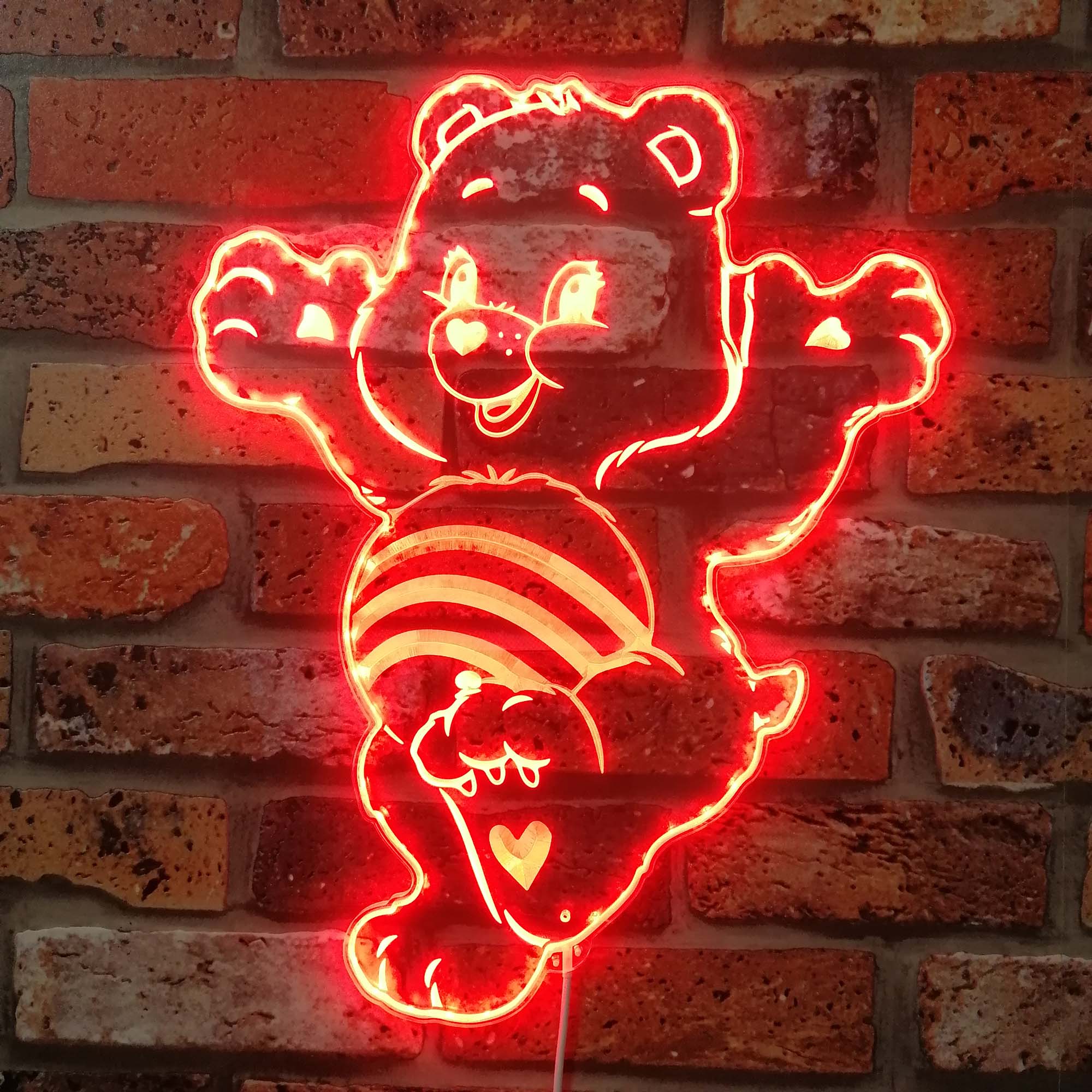 Care Bears Dynamic RGB Edge Lit LED Sign