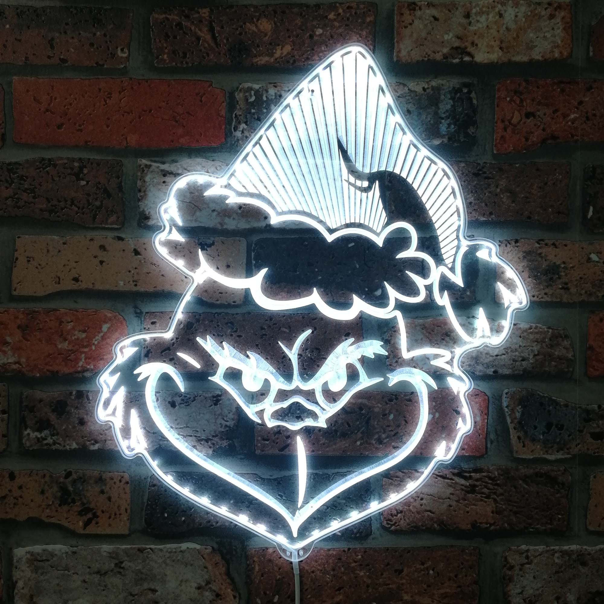 Grinch Dynamic RGB Edge Lit LED Sign