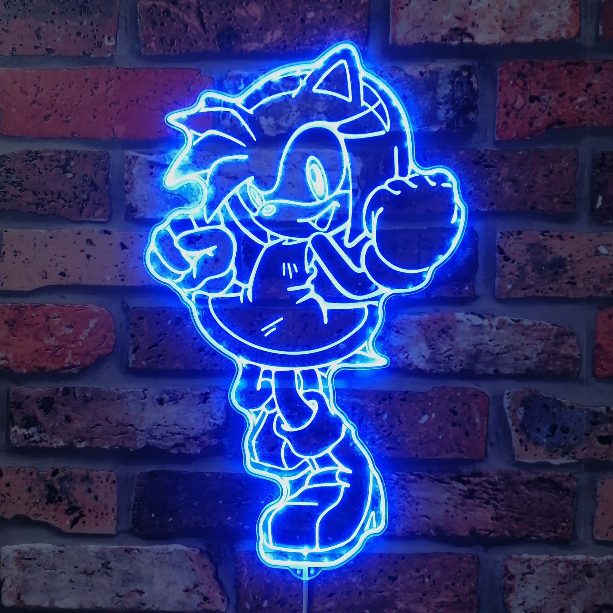 Sonic Amy Rose Dynamic RGB Edge Lit LED Sign