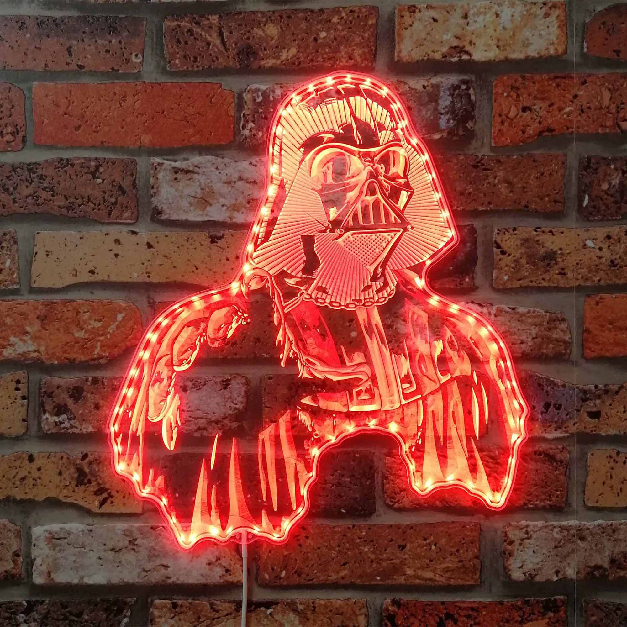 Darth Vader Dynamic RGB Edge Lit LED Sign