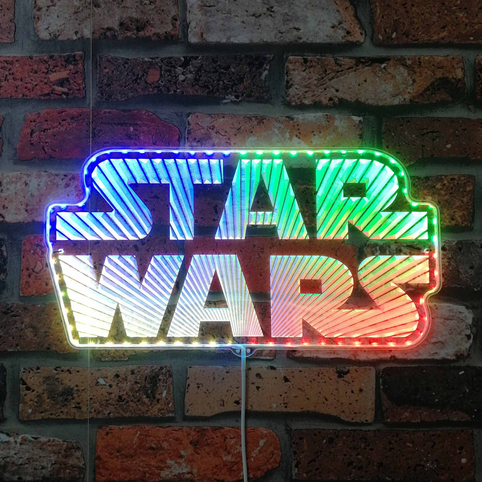 Star Wars Dynamic RGB Edge Lit LED Sign