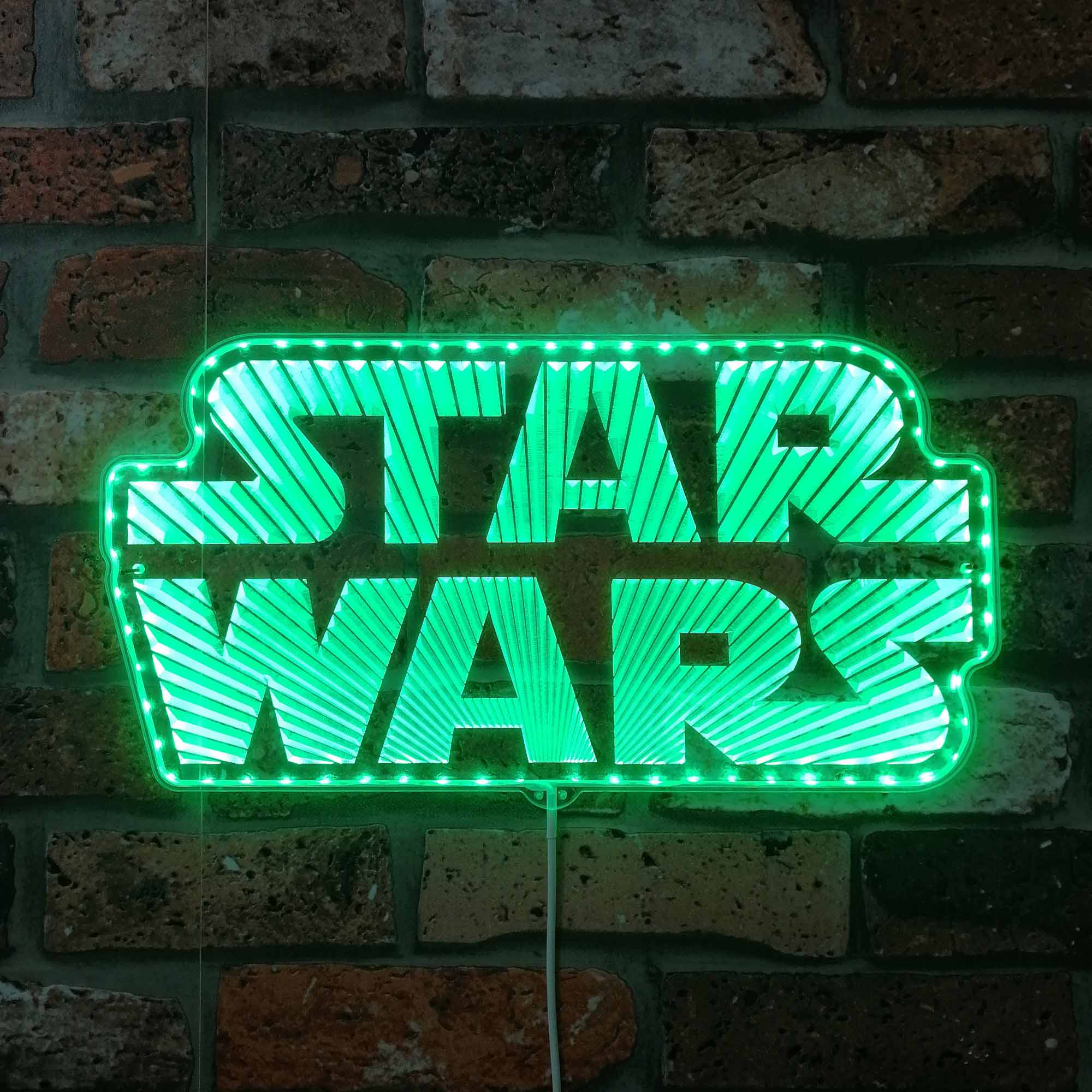 Star Wars Dynamic RGB Edge Lit LED Sign