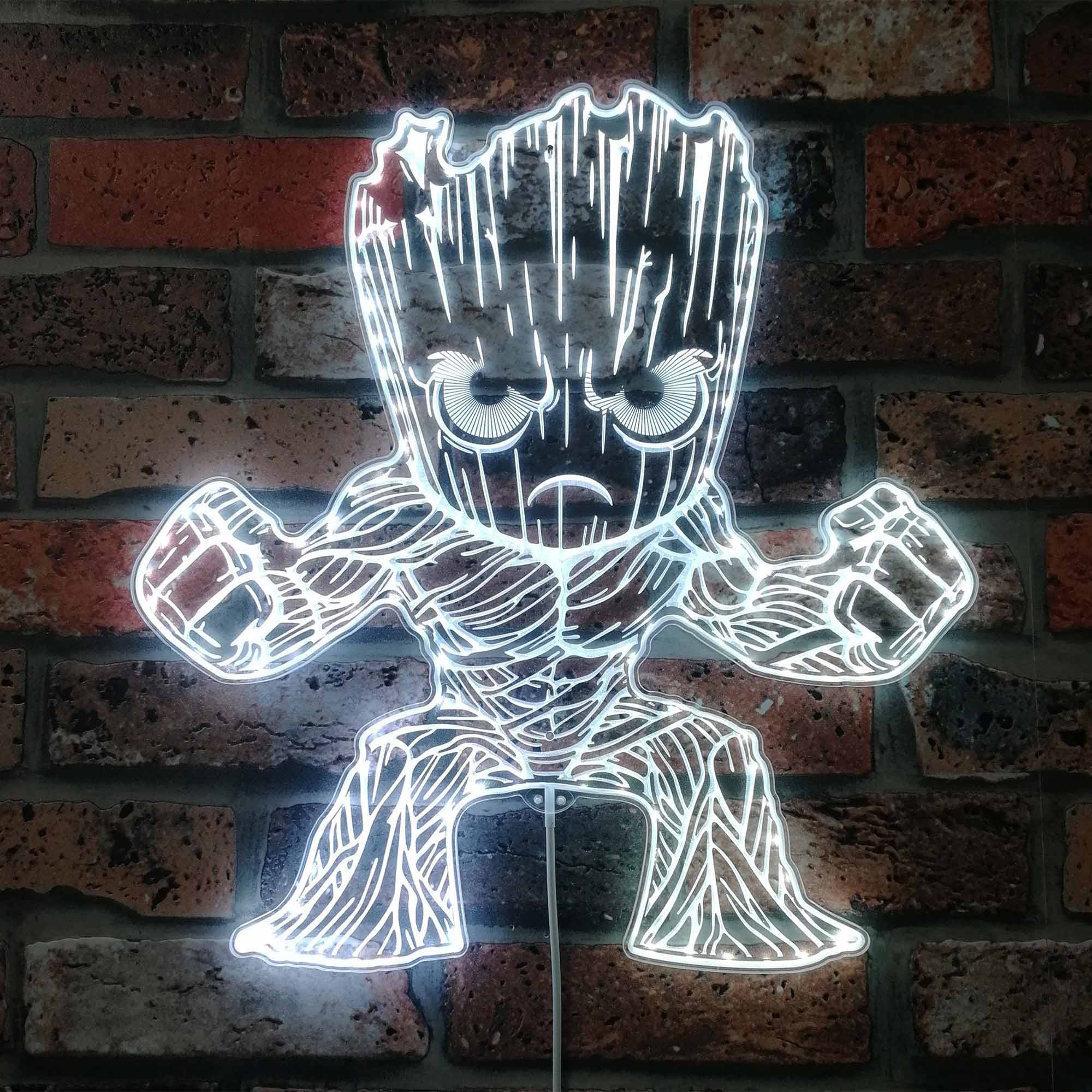 Groot Dynamic RGB Edge Lit LED Sign