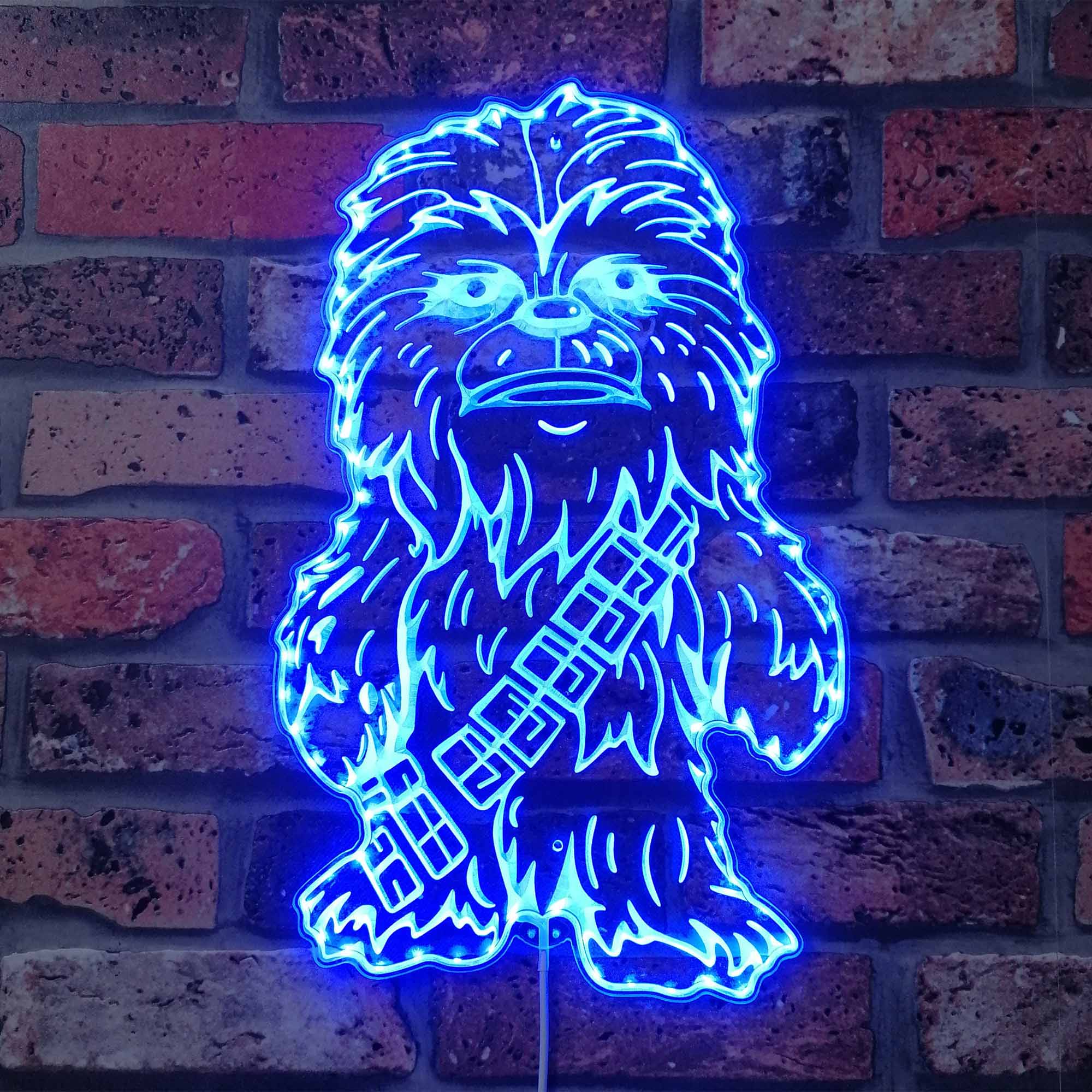 Star Wars Chewbacca Dynamic RGB Edge Lit LED Sign