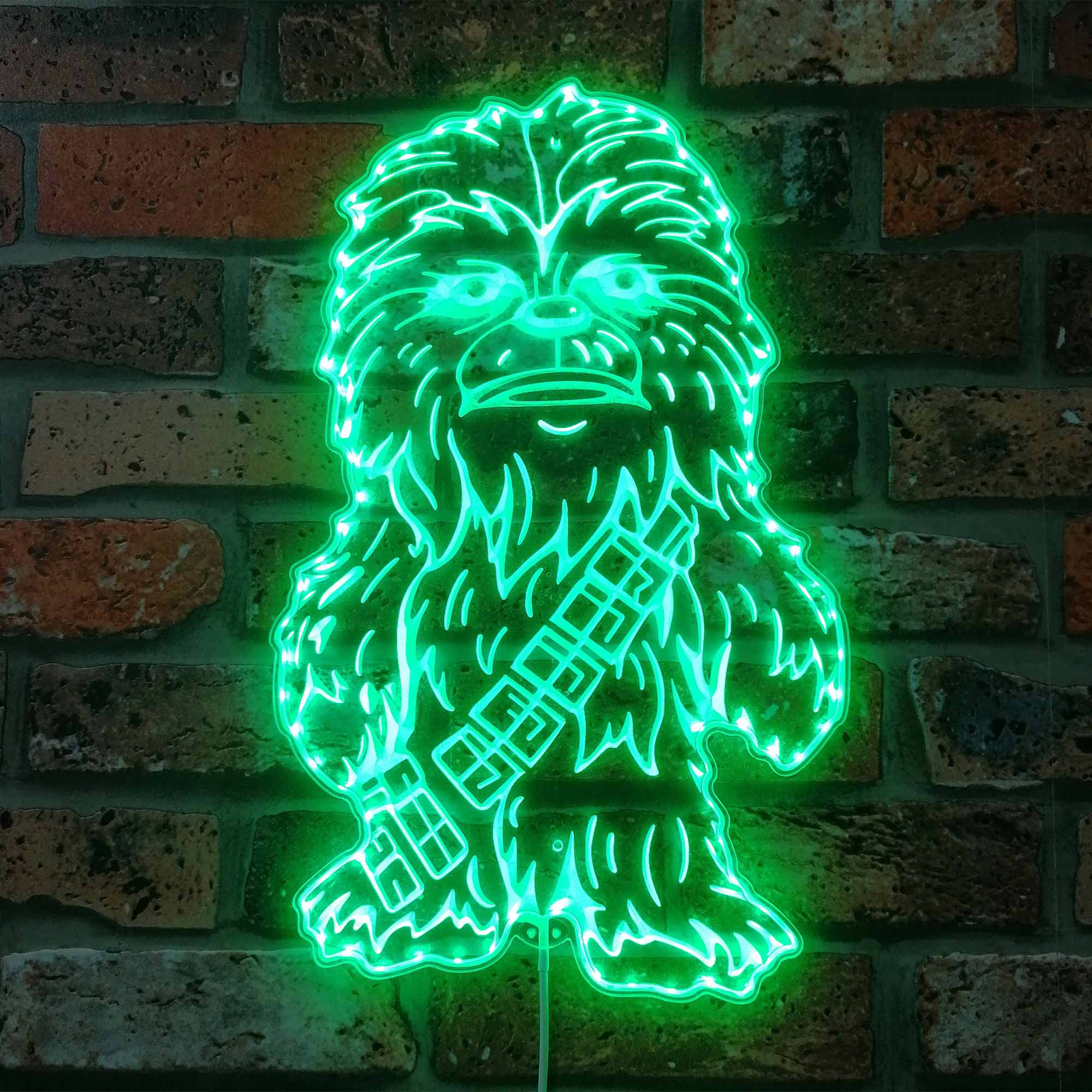 Star Wars Chewbacca Dynamic RGB Edge Lit LED Sign