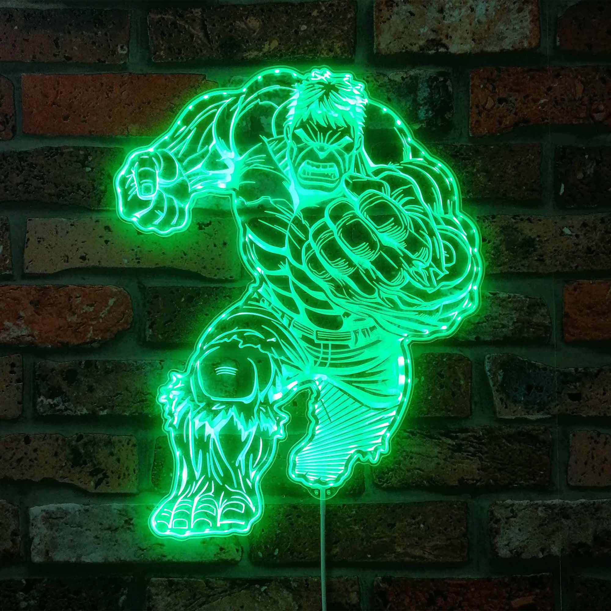 Hulk Marvels Dynamic RGB Edge Lit LED Sign