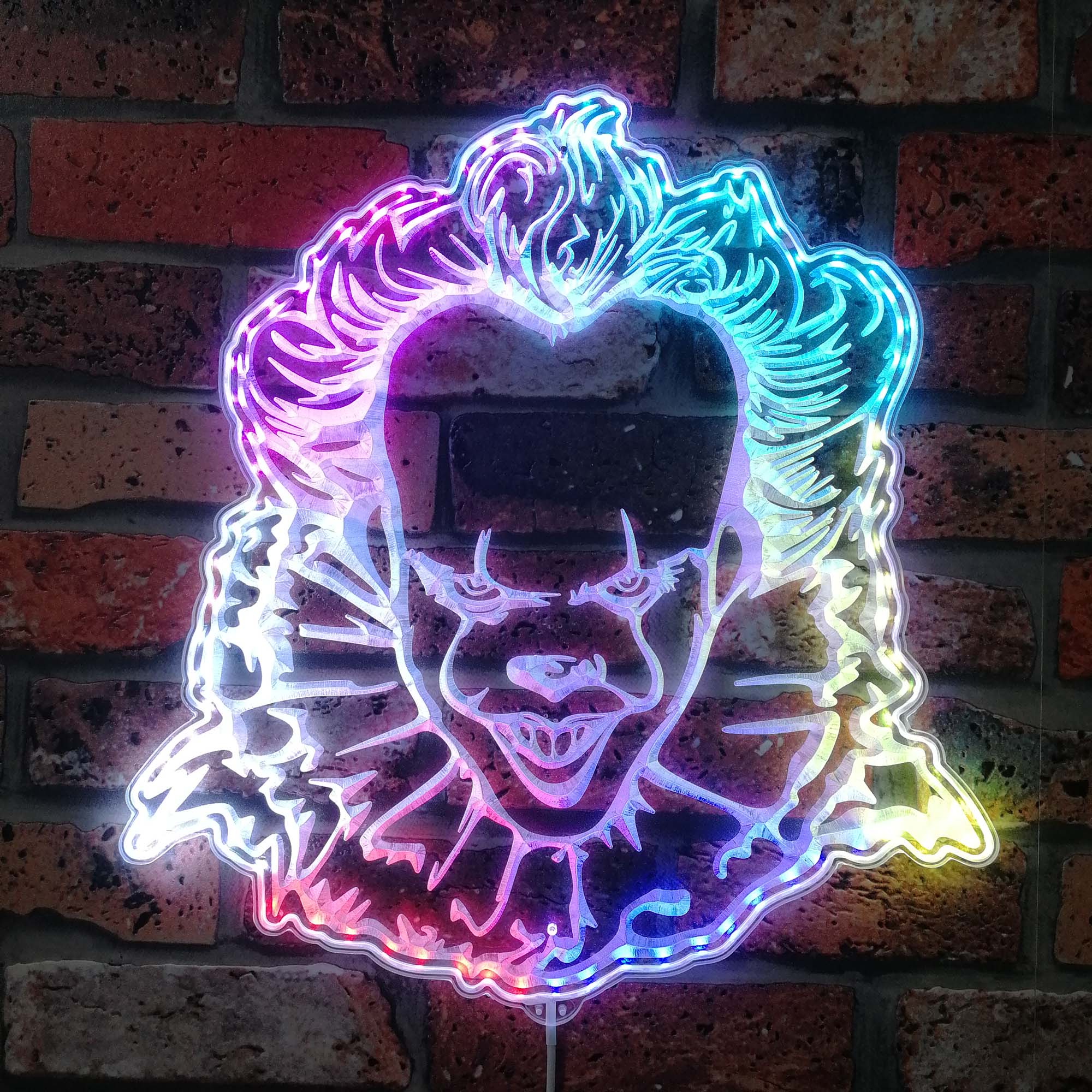 IT Pennywise Dynamic RGB Edge Lit LED Sign