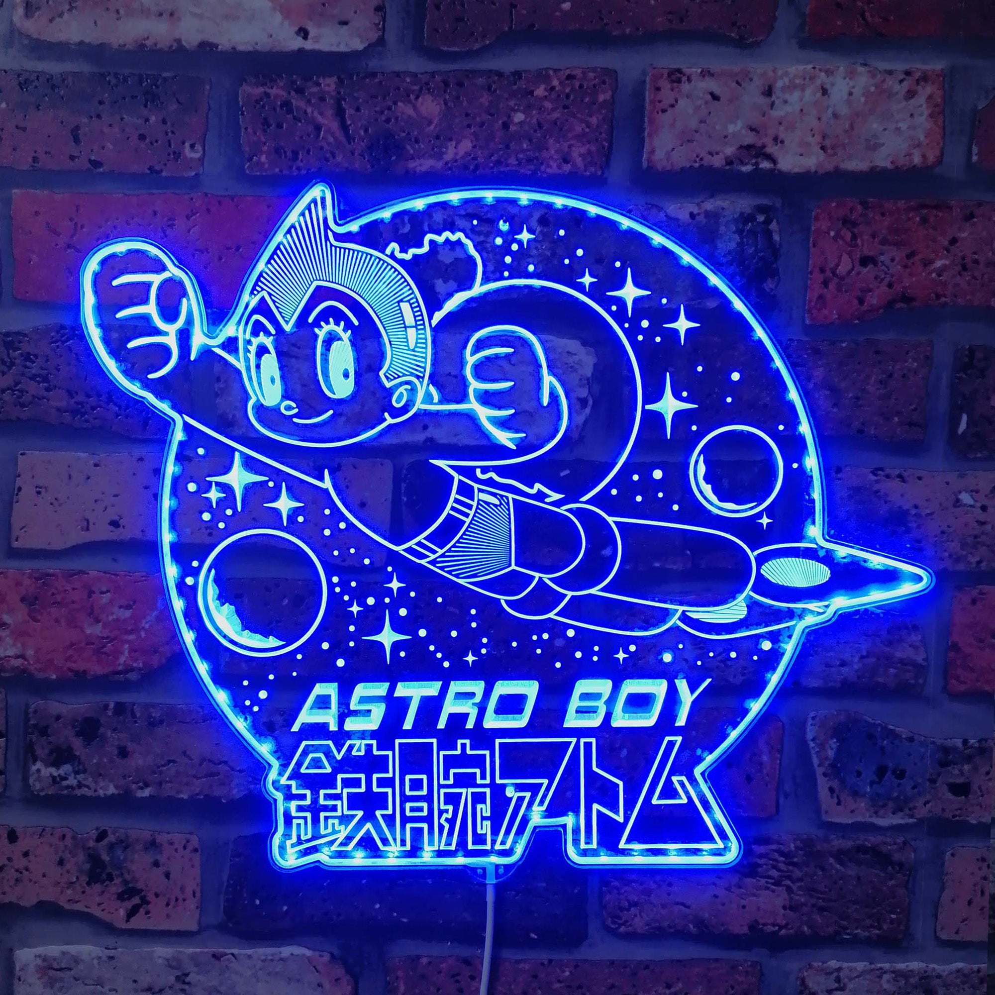 Astro Boy Dynamic RGB Edge Lit LED Sign