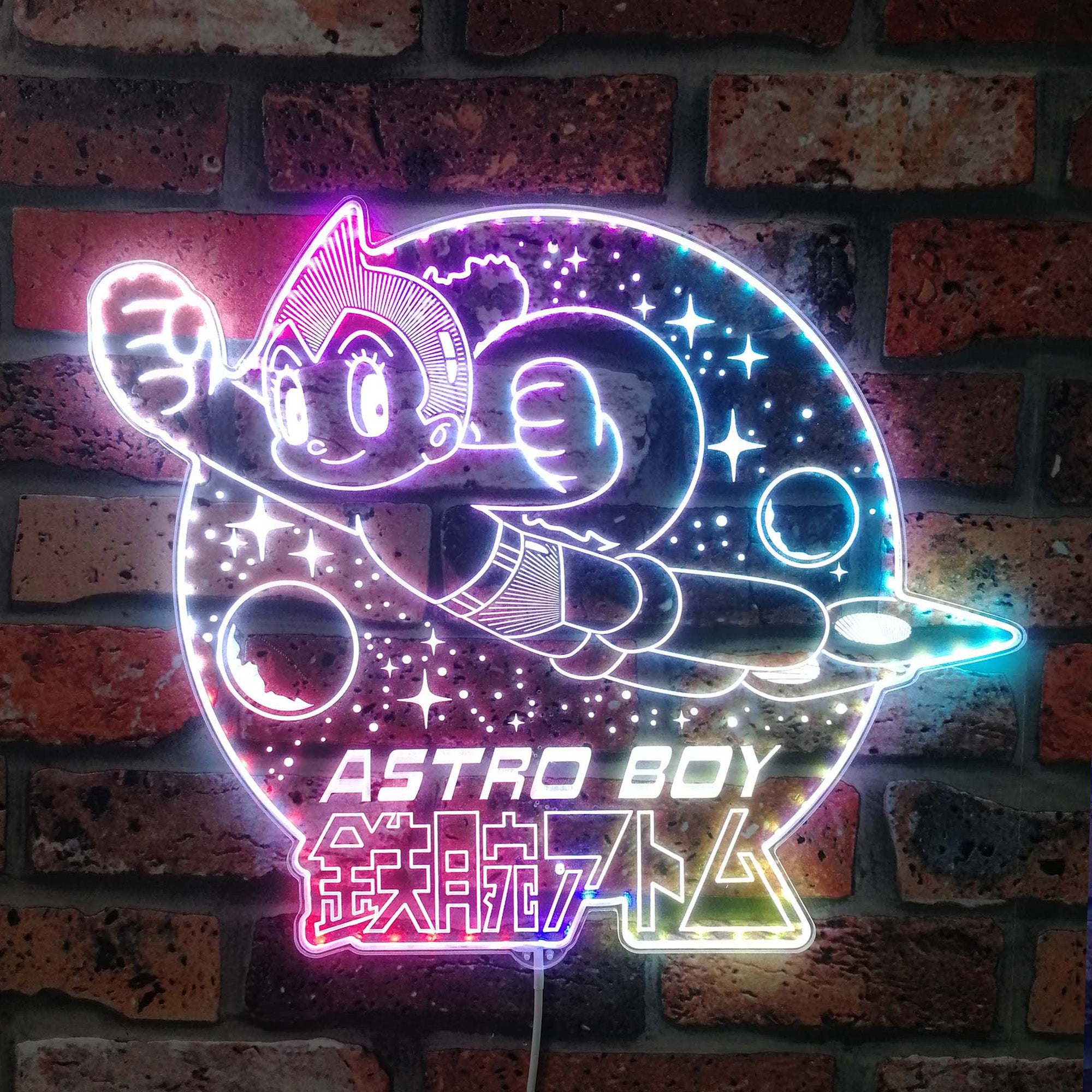 Astro Boy Dynamic RGB Edge Lit LED Sign