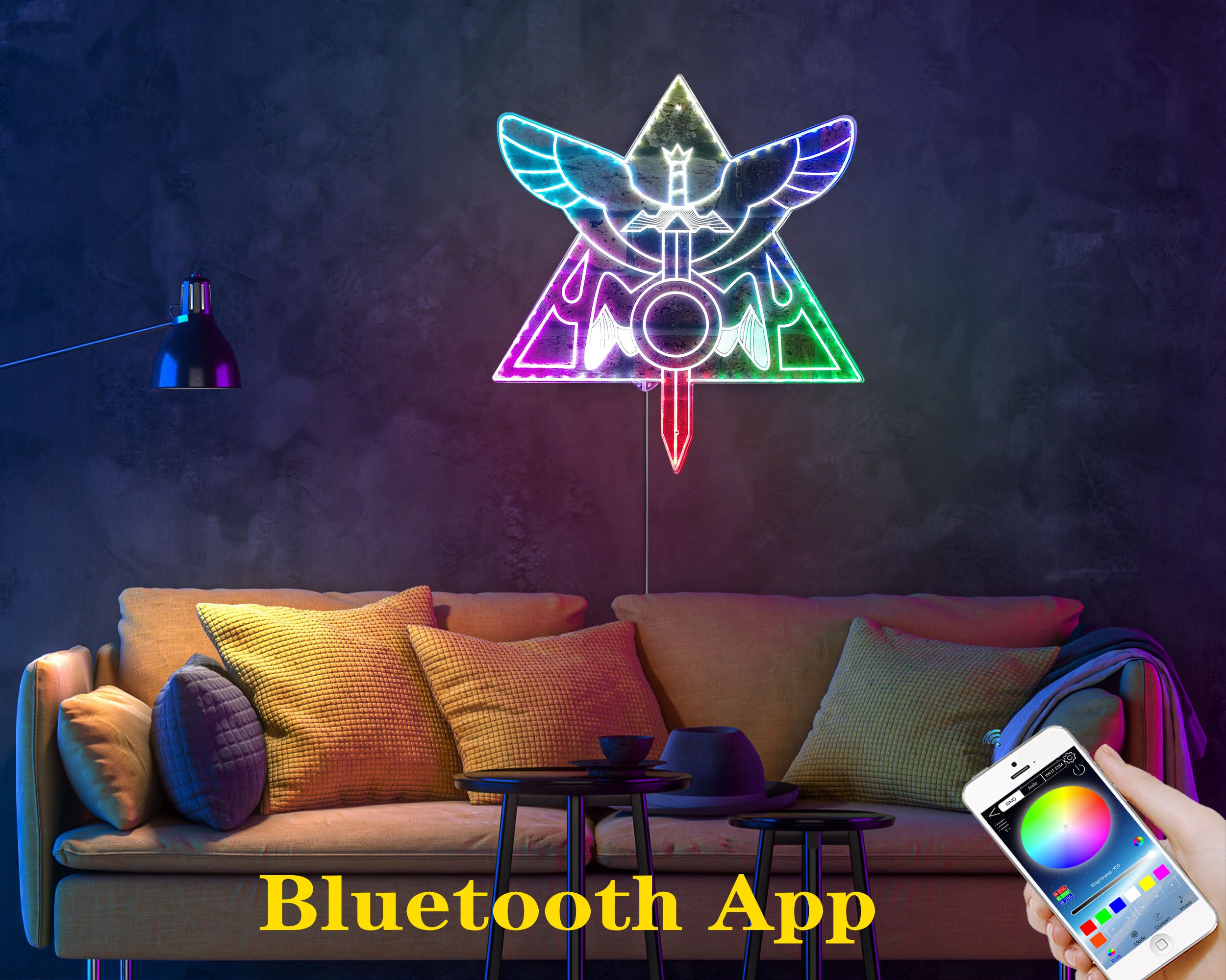 Owl House Emperor's Coven Neon LED Sign with Dynamic RGB Colors