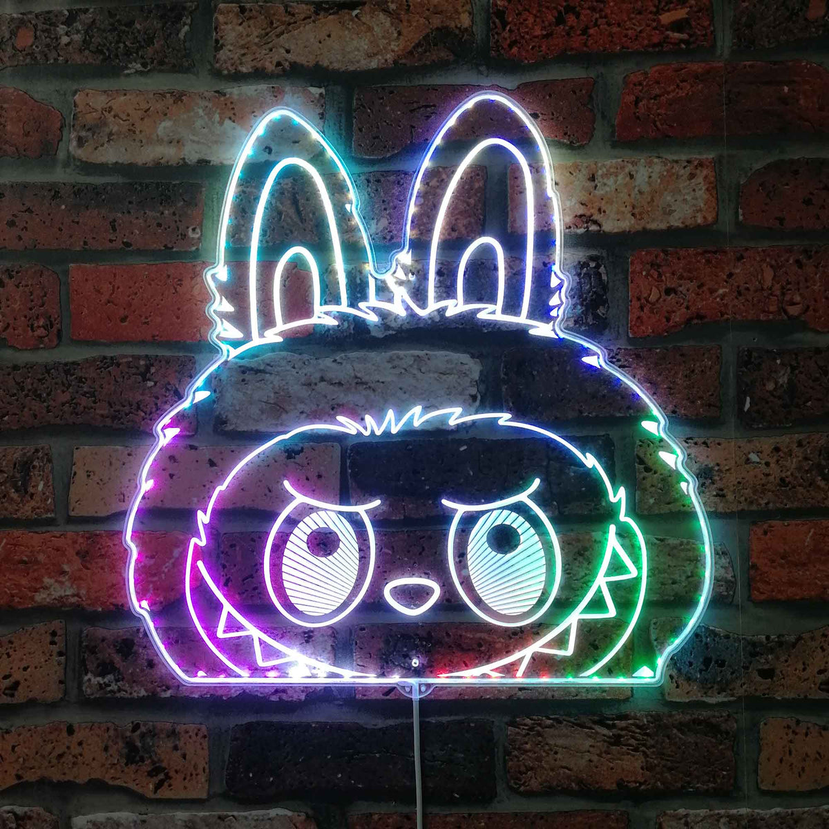 Labubu Dynamic RGB Edge Lit LED Sign | PROLEDSIGN