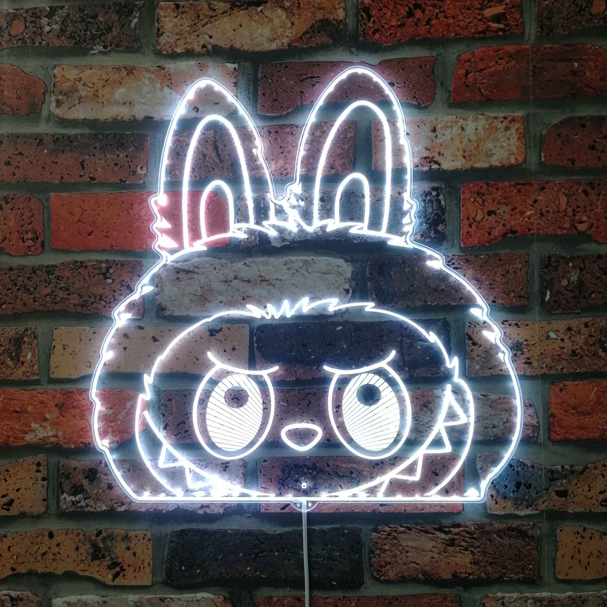 Labubu Neon LED Sign with Dynamic RGB Colors