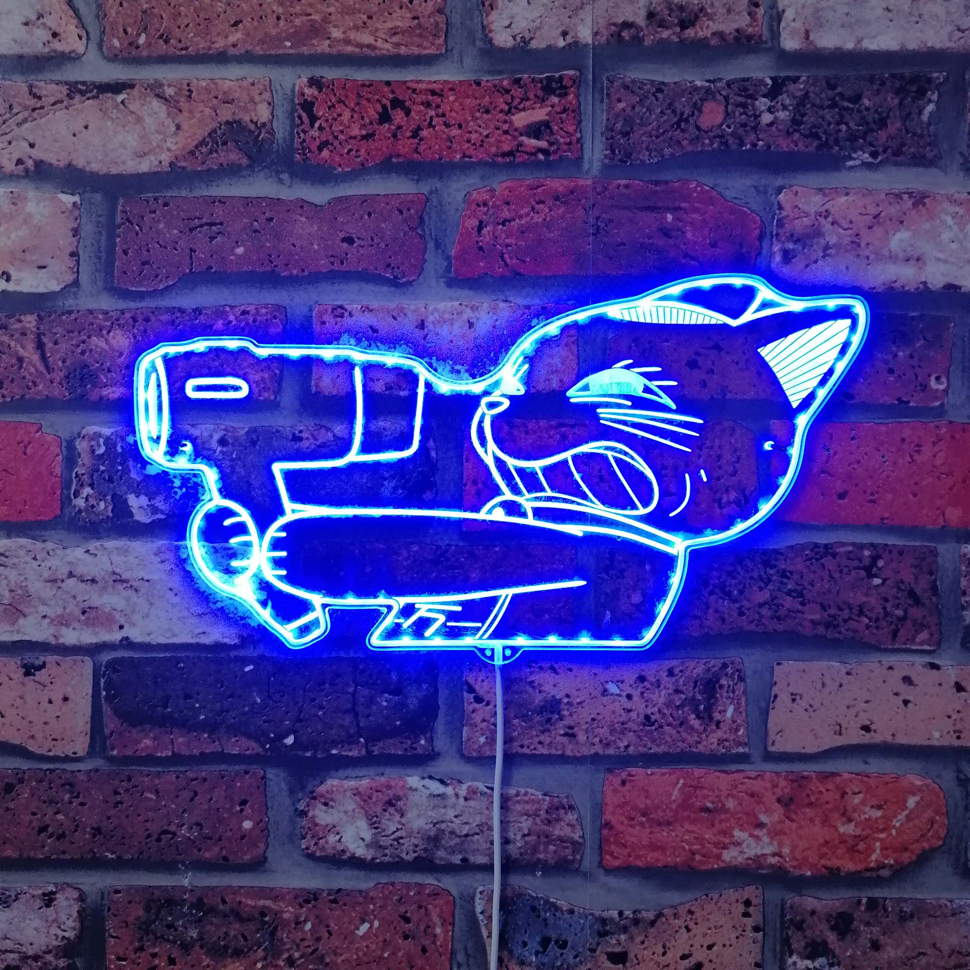 Dandadan Turbo Granny Neon Neon LED Sign with Dynamic RGB Colors