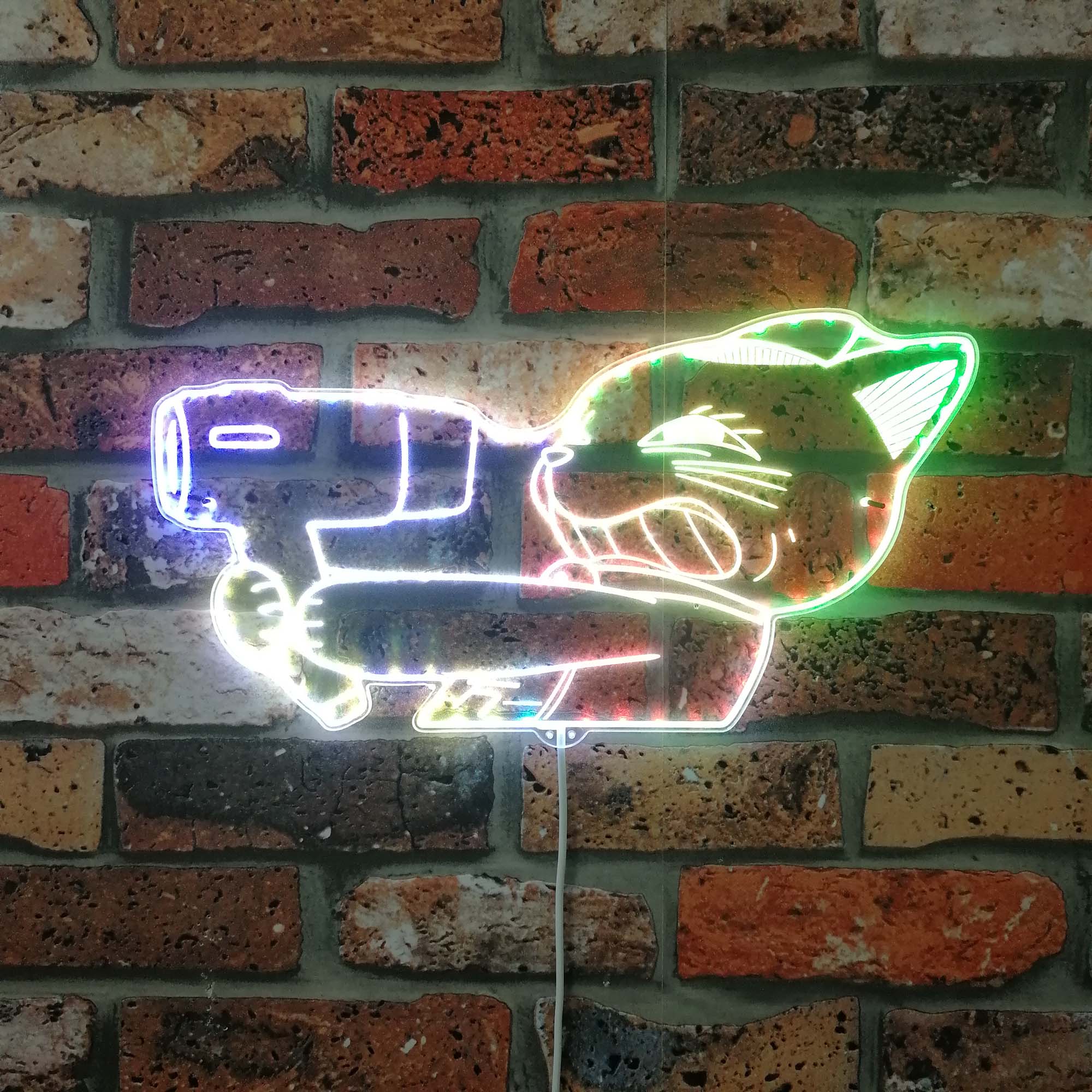 Dandadan Turbo Granny Neon Dynamic RGB Edge Lit LED Sign