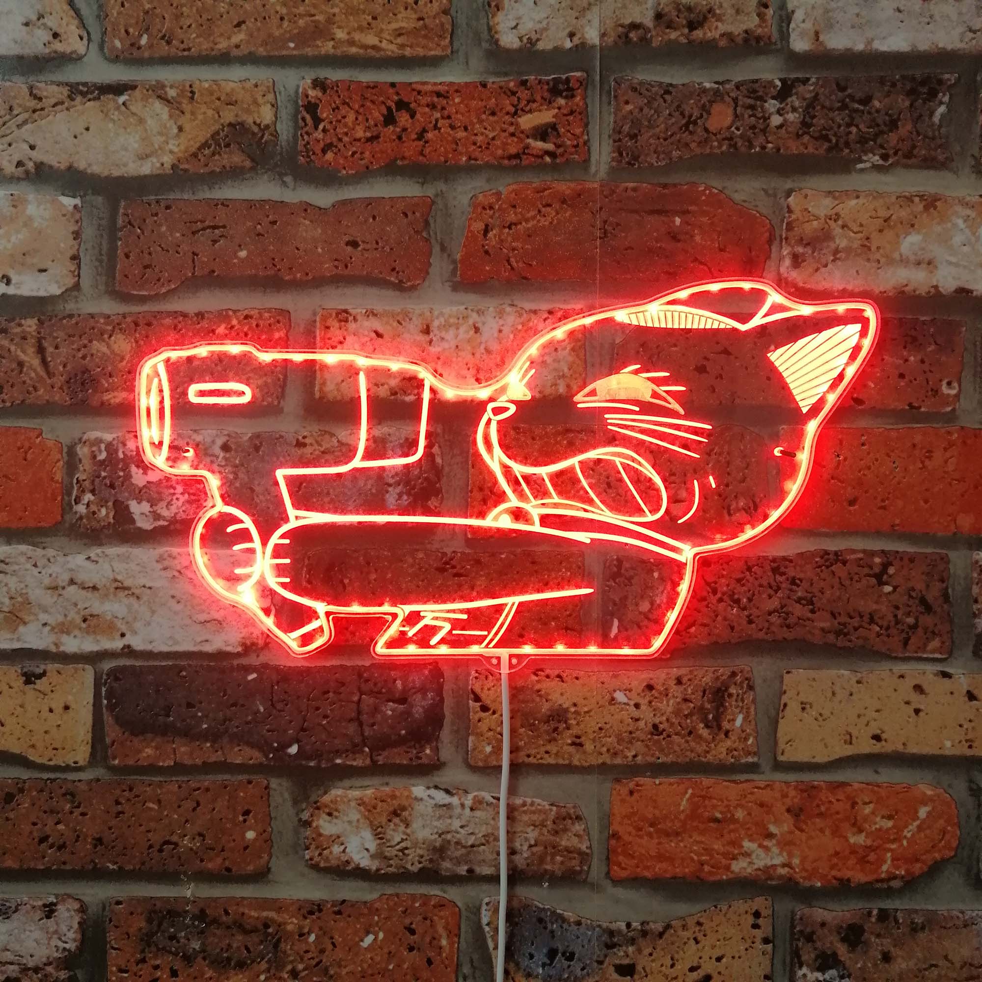 Dandadan Turbo Granny Neon Neon LED Sign with Dynamic RGB Colors