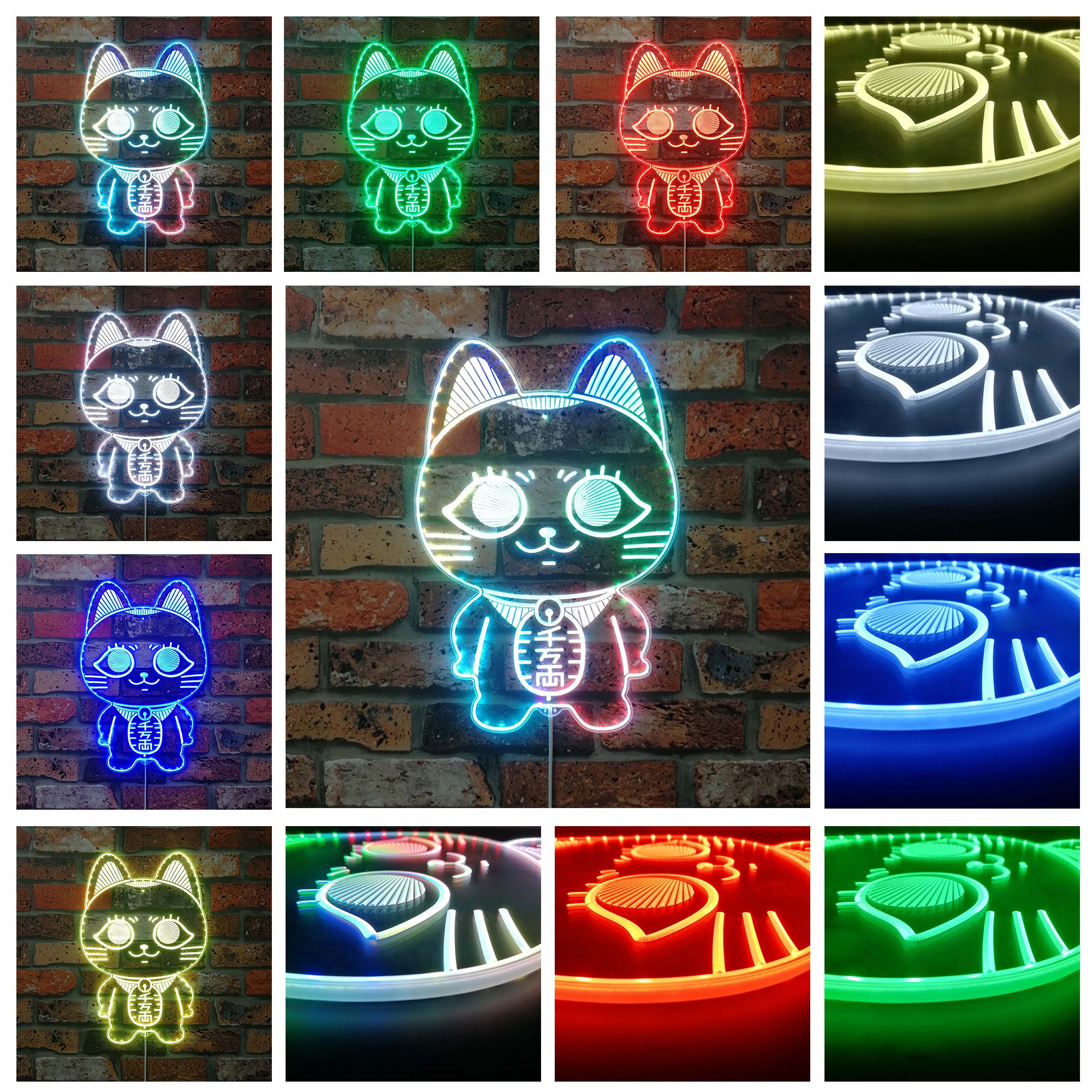 Dandadan Turbo Granny Neon Neon LED Sign with Dynamic RGB Colors