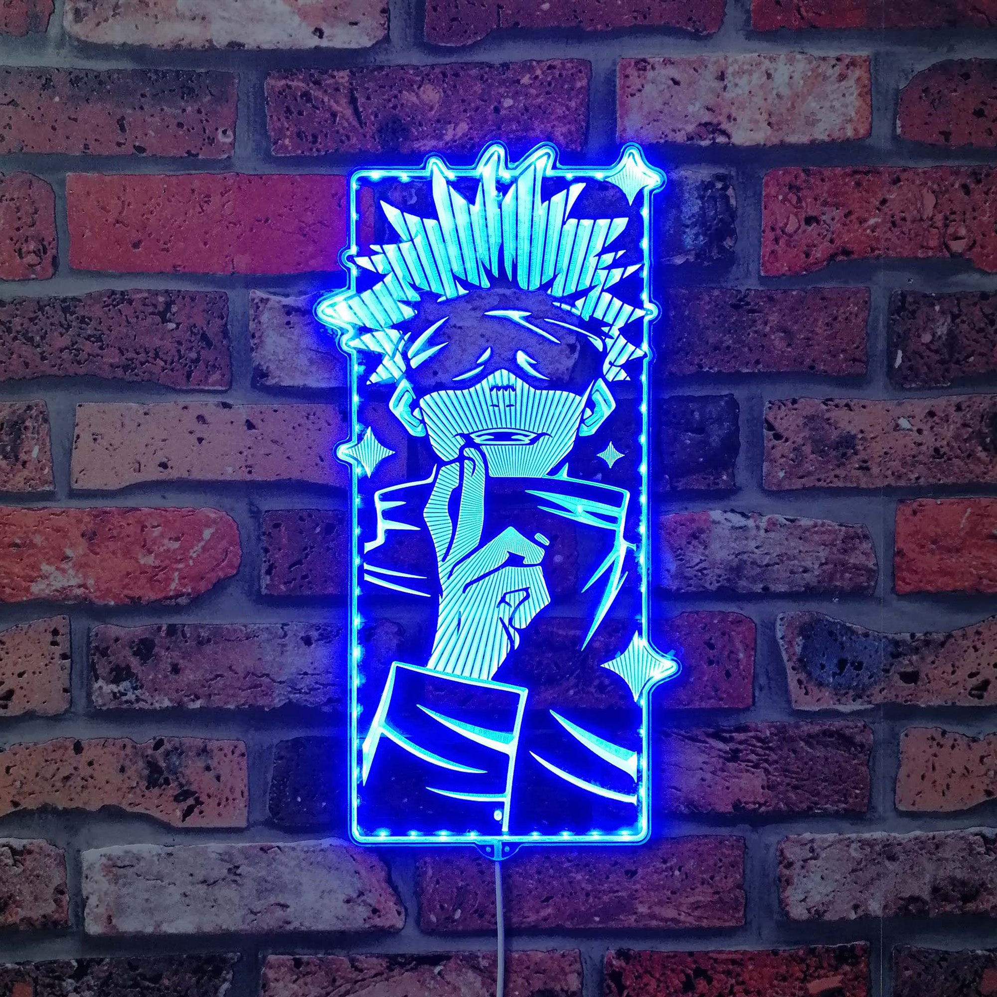 Satoru Gojo Neon Neon LED Sign with Dynamic RGB Colors