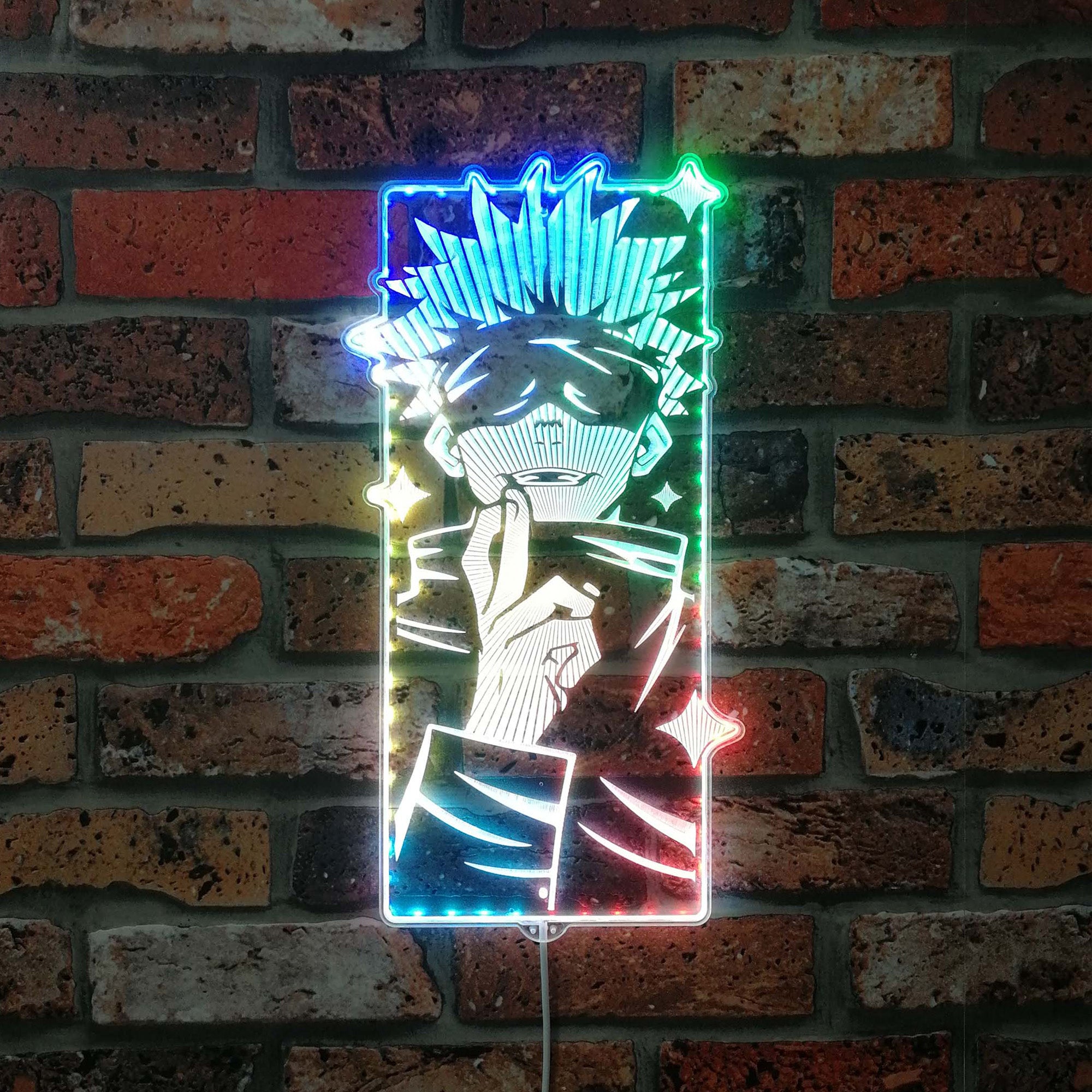 Satoru Gojo Neon Dynamic RGB Edge Lit LED Sign