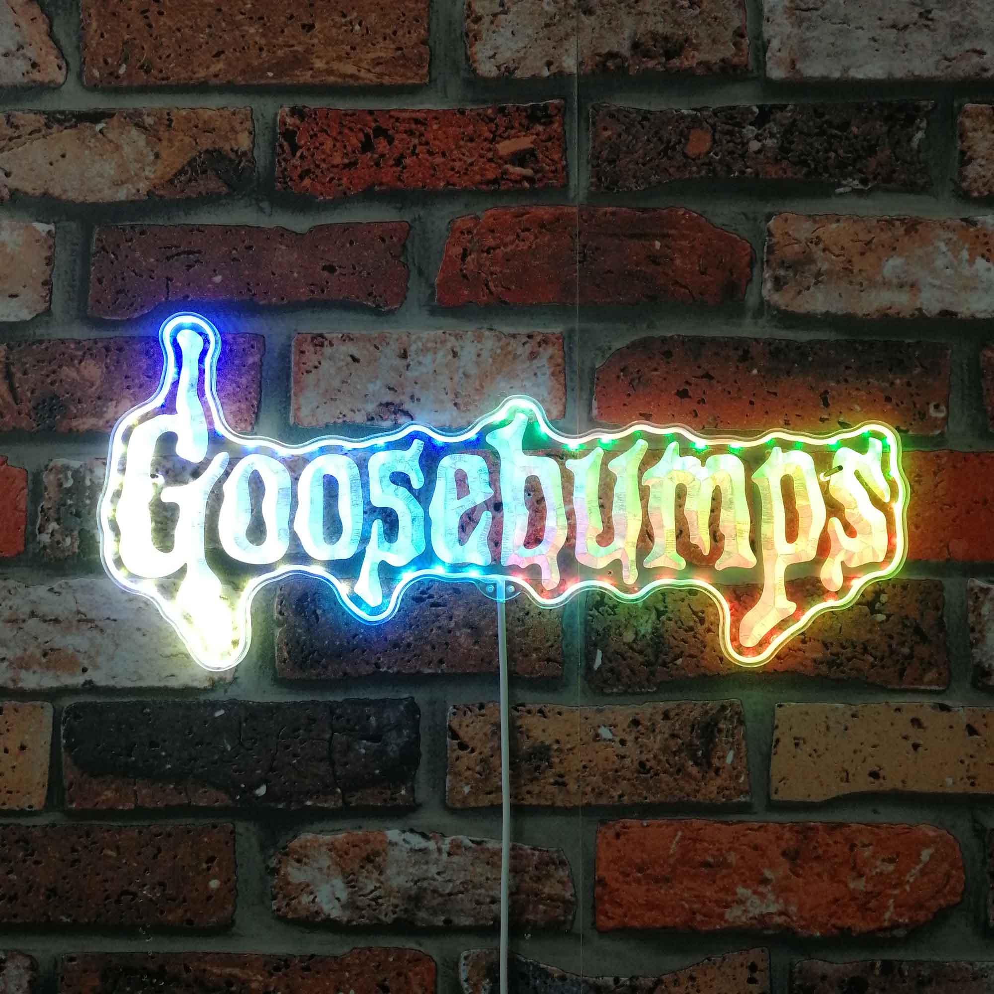 Goosebumps Dynamic RGB Edge Lit LED Sign