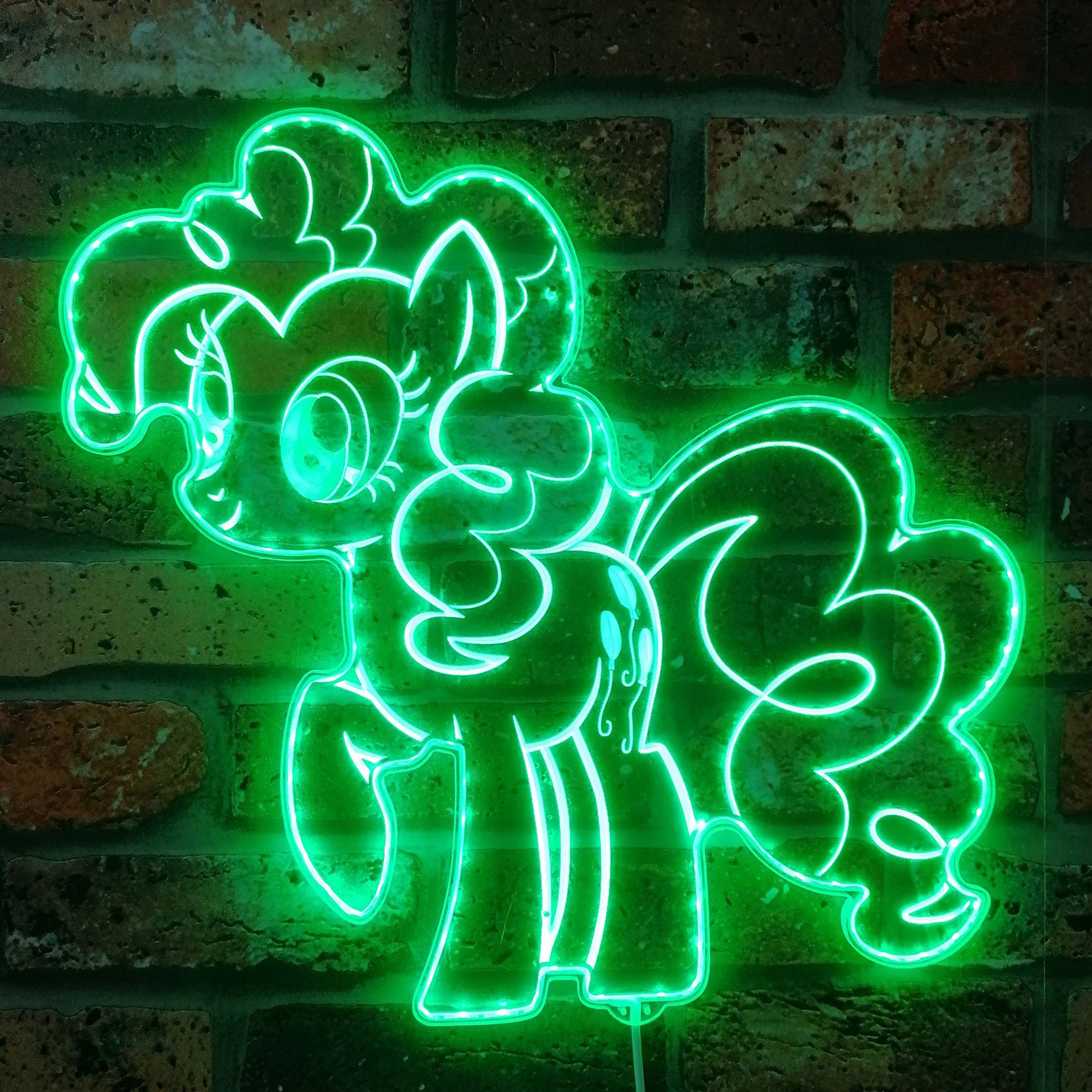 My Little Pony Pinkie Pie Neon LED Sign with Dynamic RGB Colors