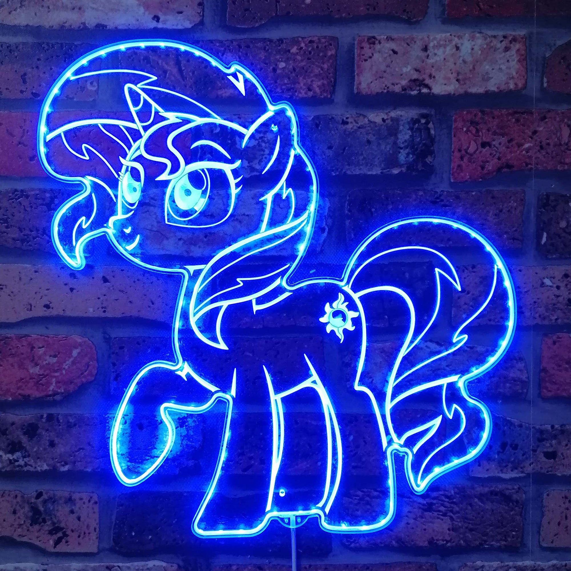 My Little Pony Sunset Shimmer  Neon LED Sign with Dynamic RGB Colors