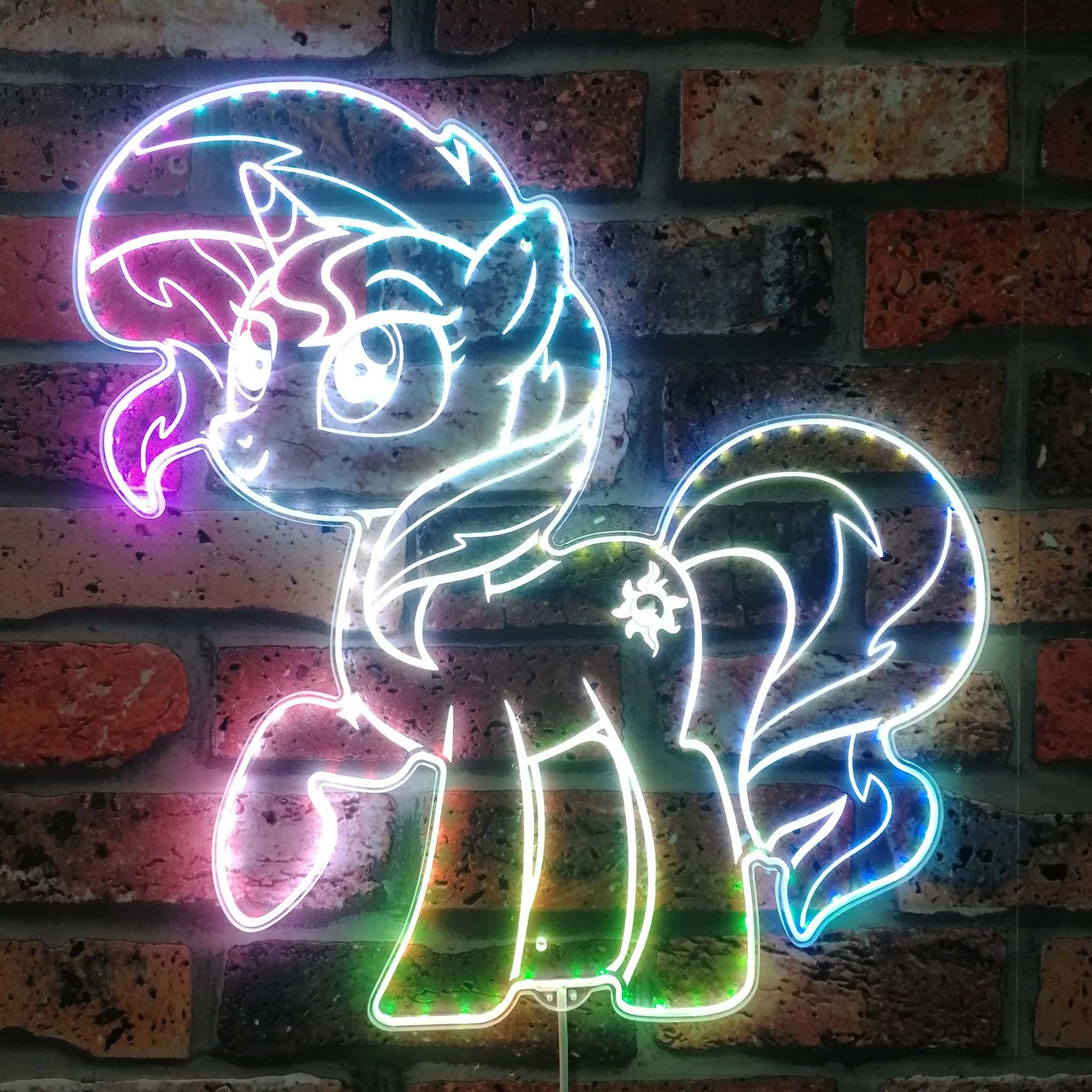 My Little Pony Sunset Shimmer  Neon LED Sign with Dynamic RGB Colors
