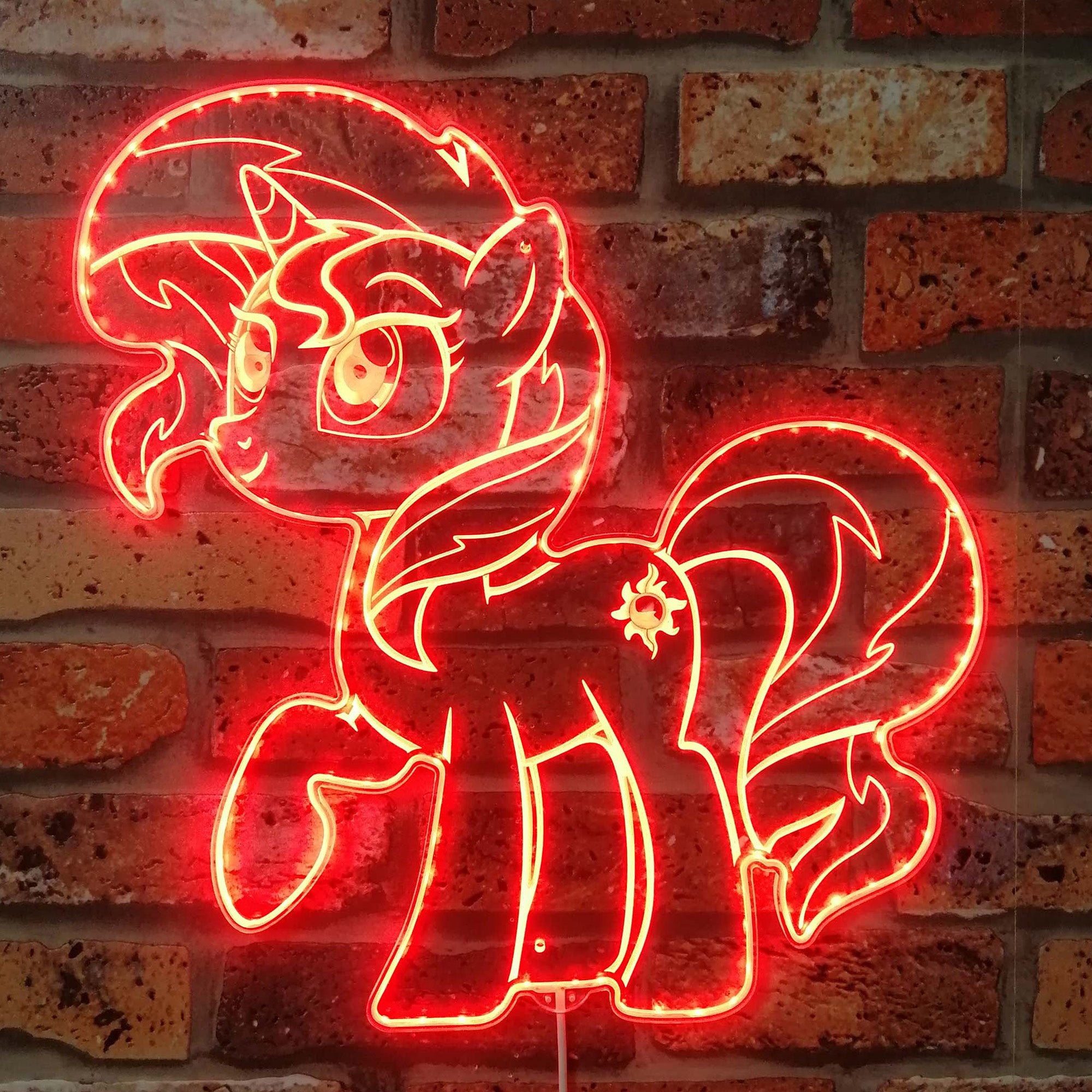 My Little Pony Sunset Shimmer  Neon LED Sign with Dynamic RGB Colors
