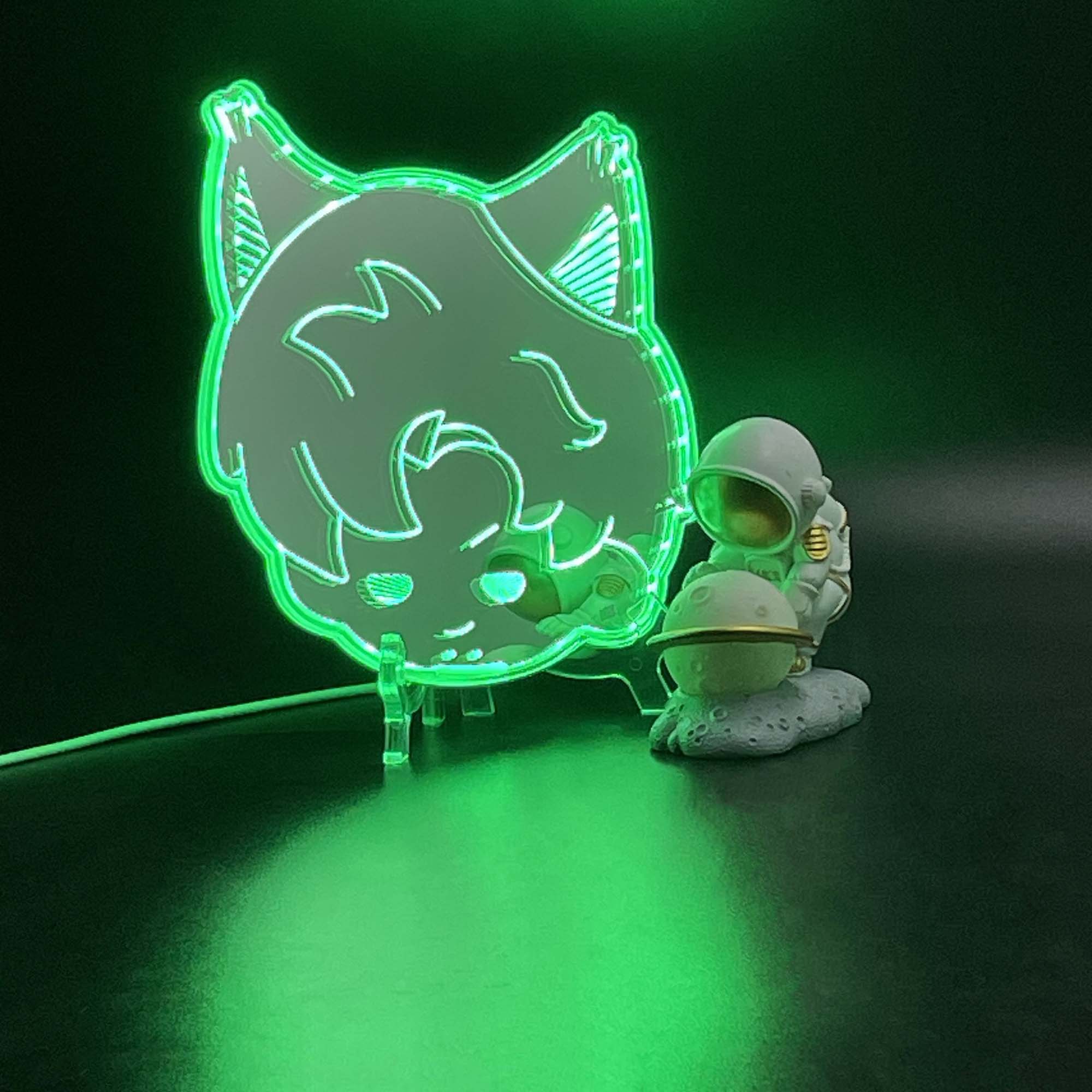 Love and Deepspace Sylus  Neon LED Sign with Dynamic RGB Colors Mirror Backing