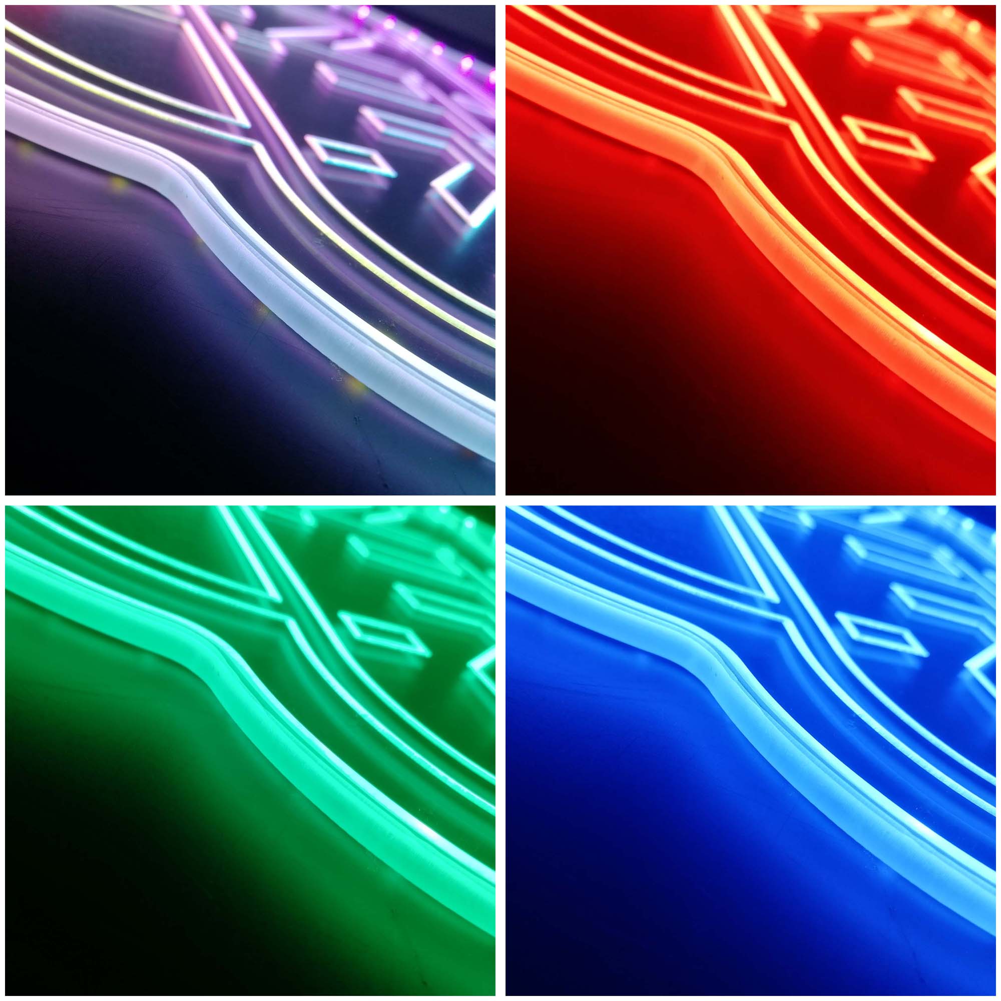 Kpop Demon Hunters Huntrix Neon LED Sign with Dynamic RGB Colors