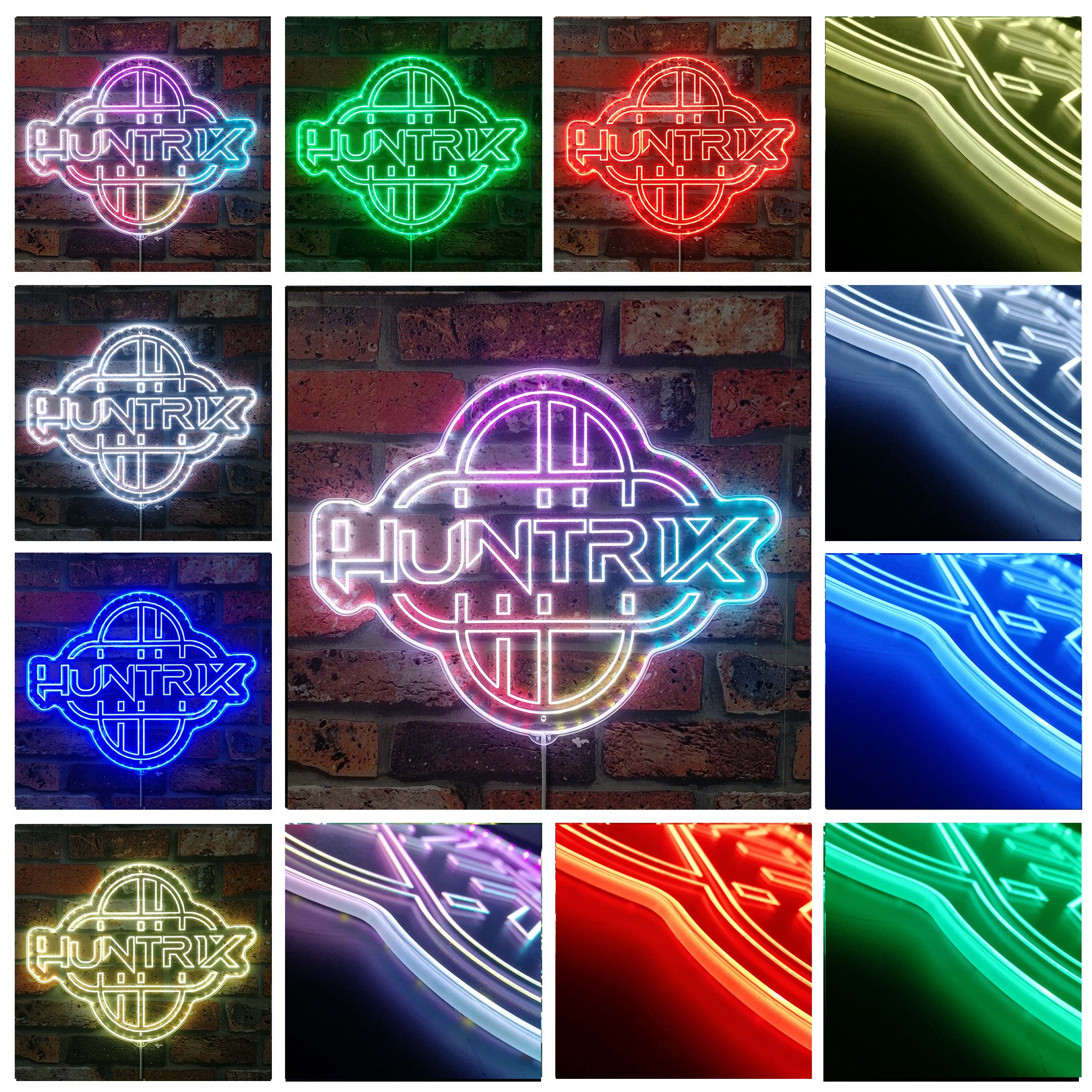 Kpop Demon Hunters Huntrix Neon LED Sign with Dynamic RGB Colors