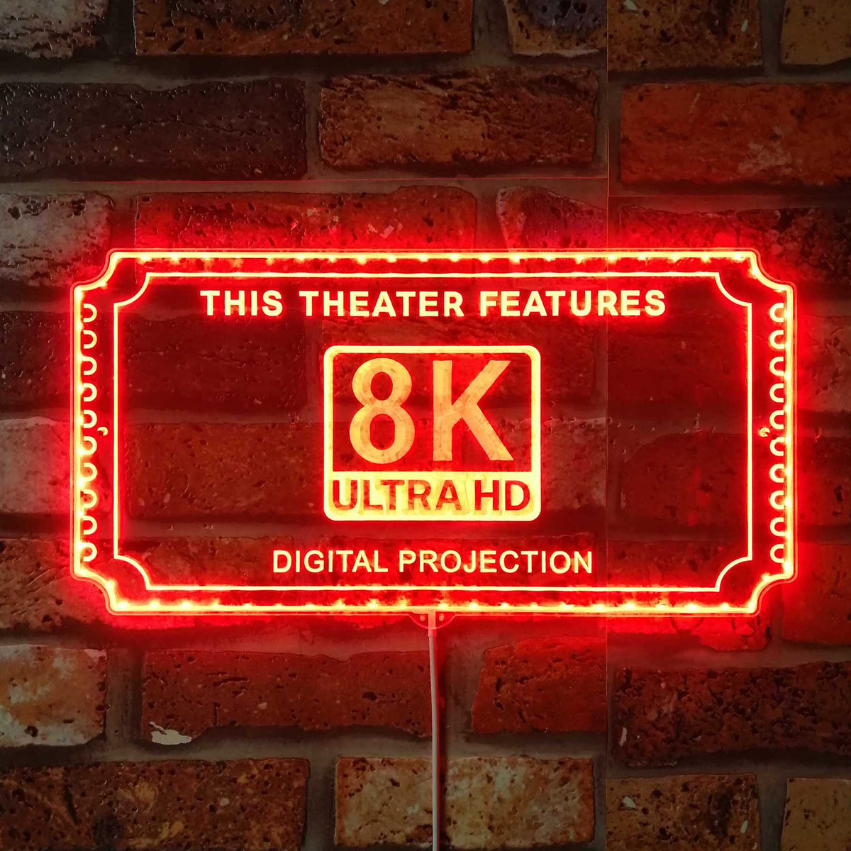 8K Ultra HD Dynamic RGB Edge Lit LED Sign | PROLEDSIGN