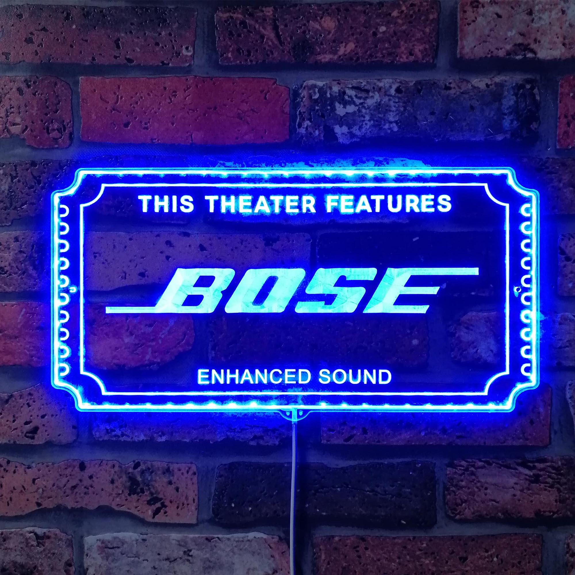 Bose Dynamic RGB Edge Lit LED Sign