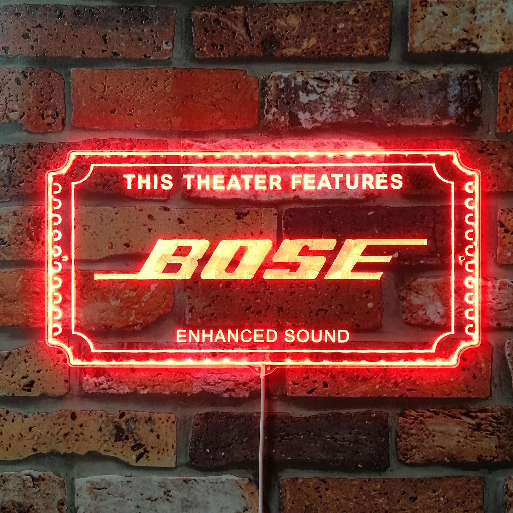 Bose Dynamic RGB Edge Lit LED Sign