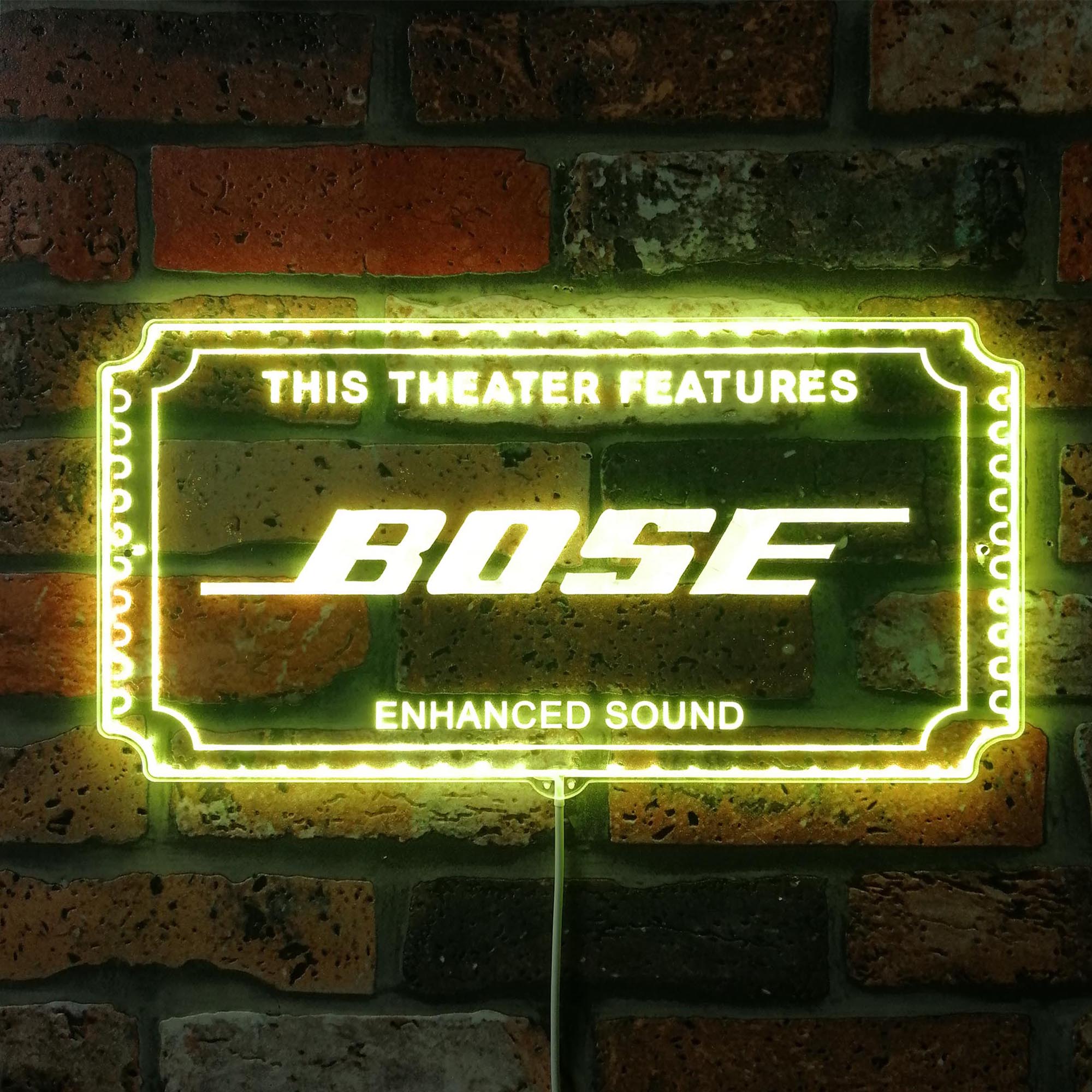 Bose Dynamic RGB Edge Lit LED Sign