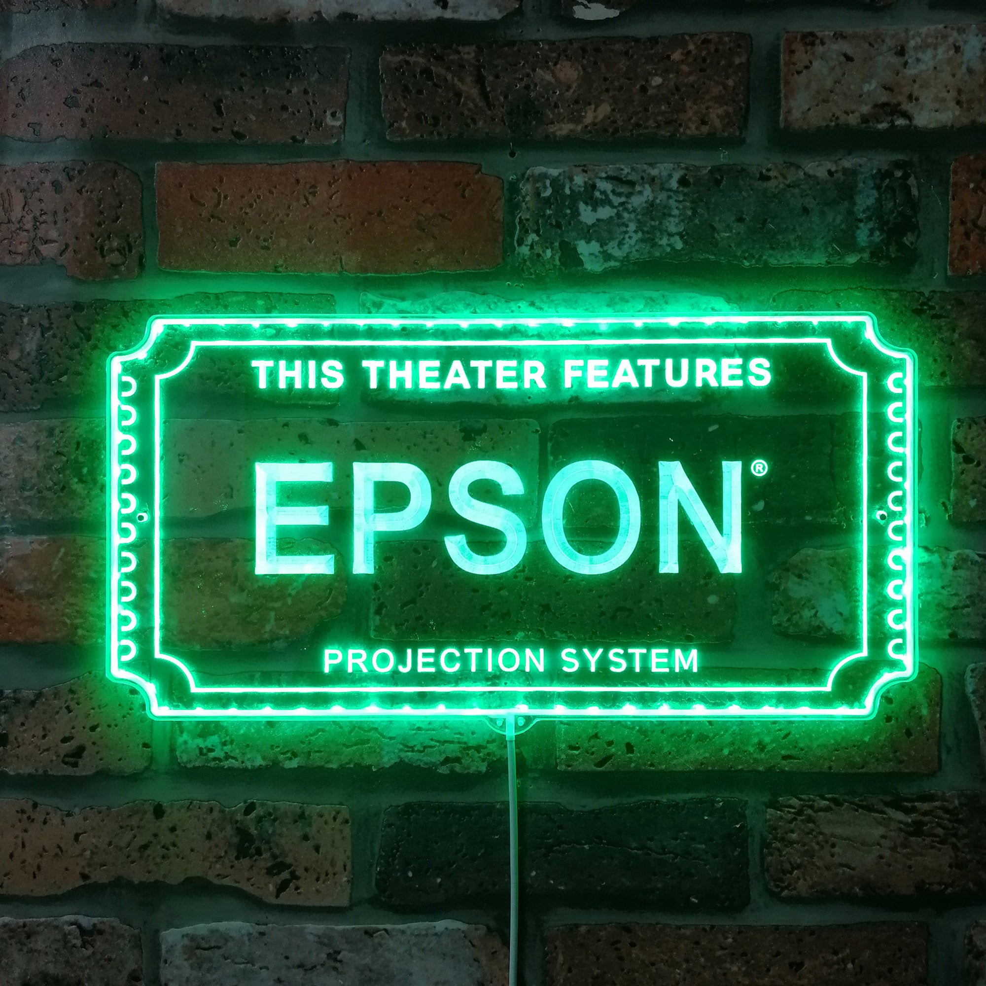 Epson Dynamic RGB Edge Lit LED Sign