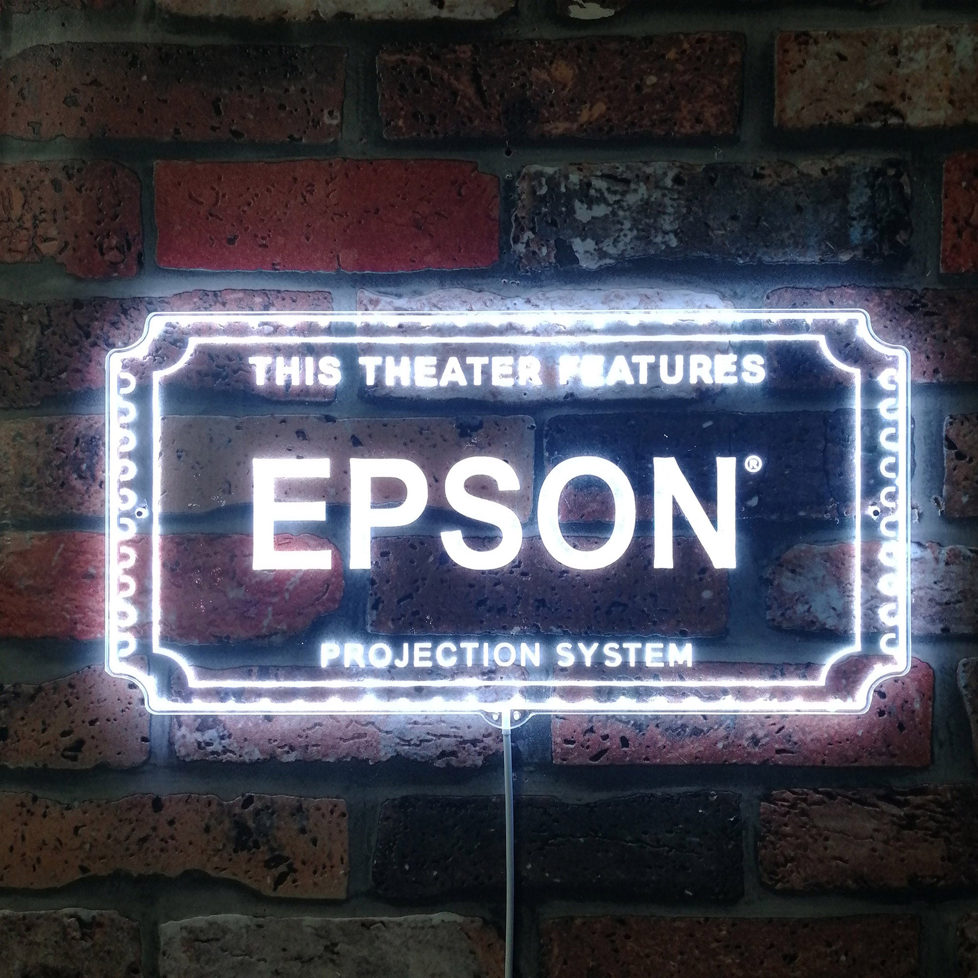 Epson Dynamic RGB Edge Lit LED Sign