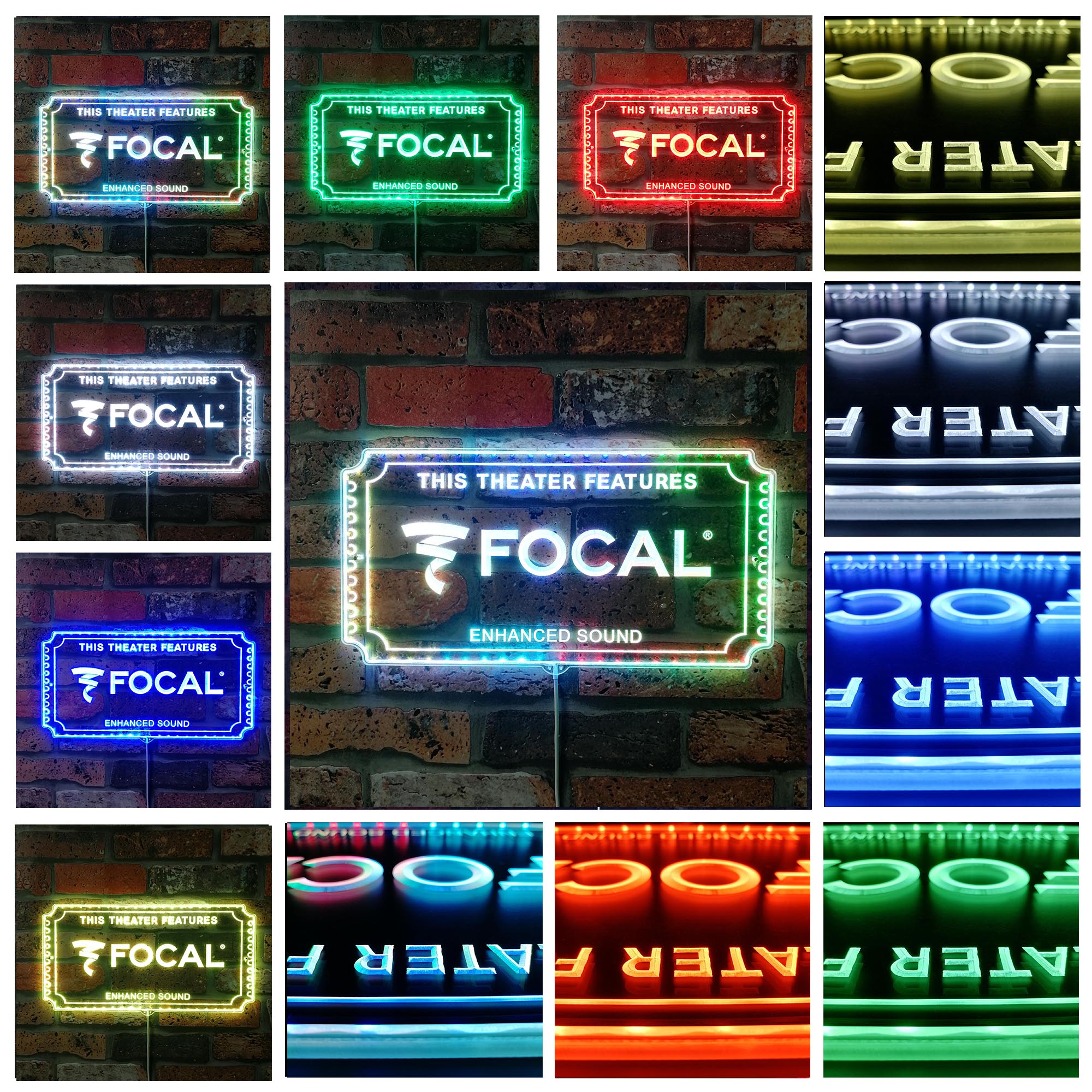 Focal Dynamic RGB Edge Lit LED Sign