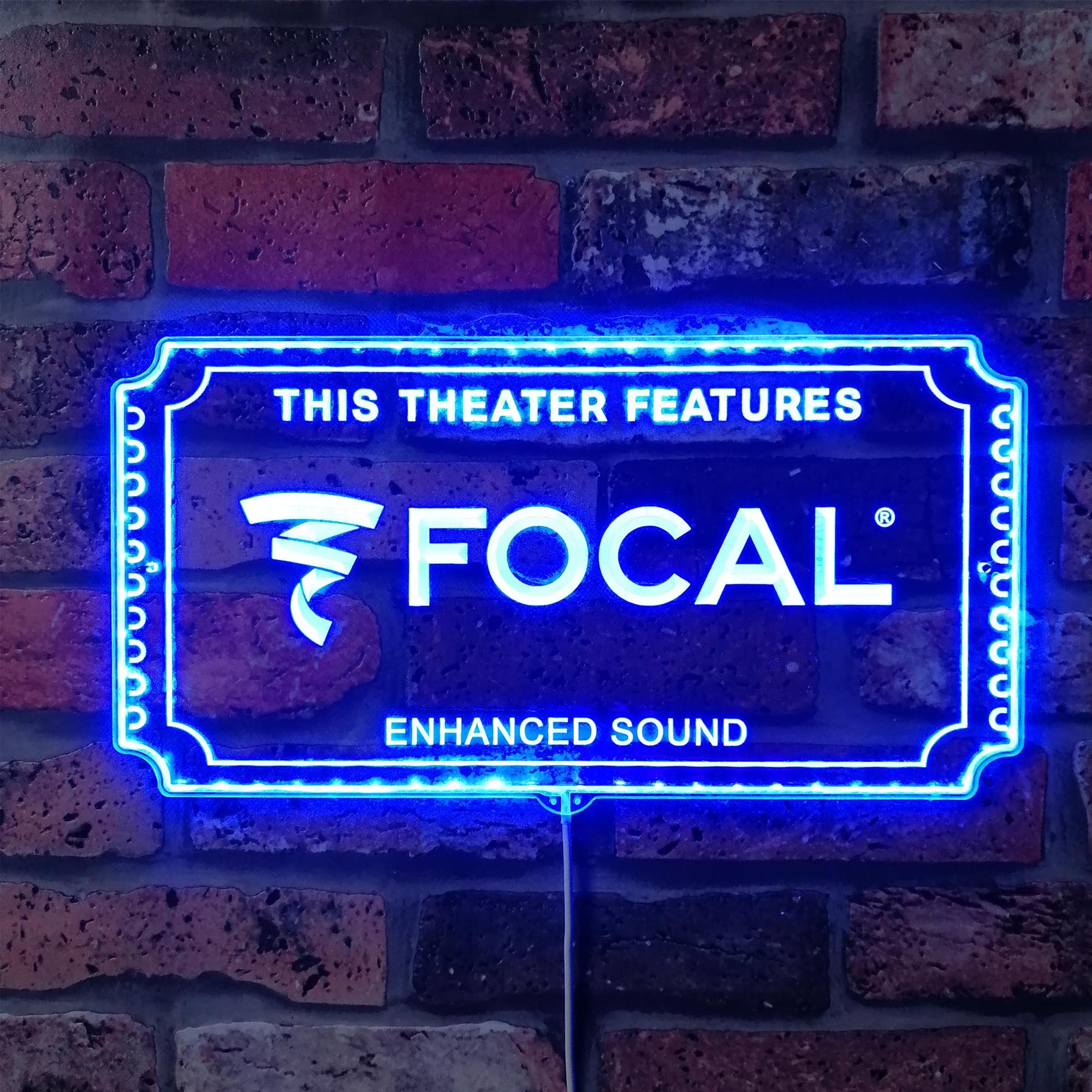 Focal Dynamic RGB Edge Lit LED Sign