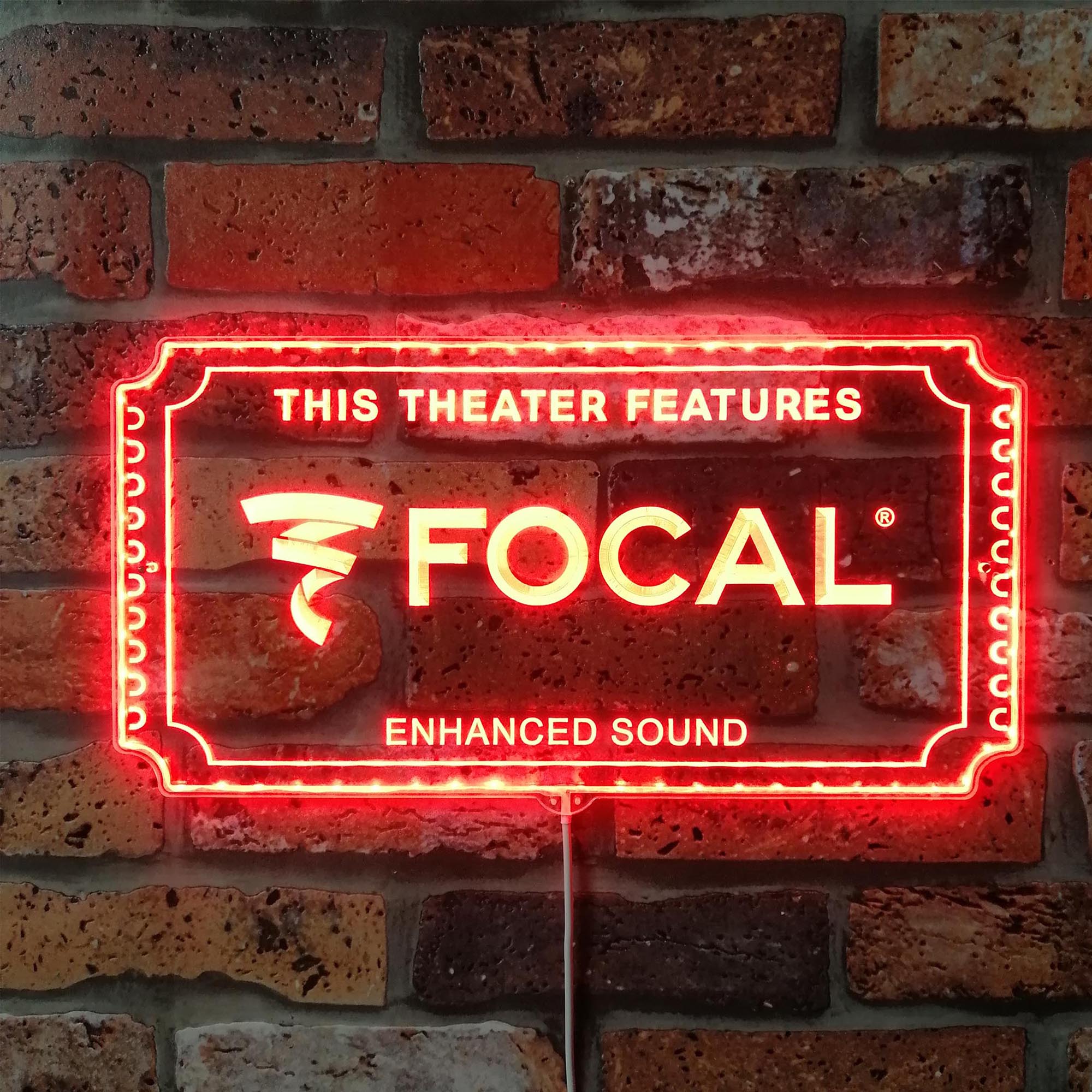 Focal Dynamic RGB Edge Lit LED Sign